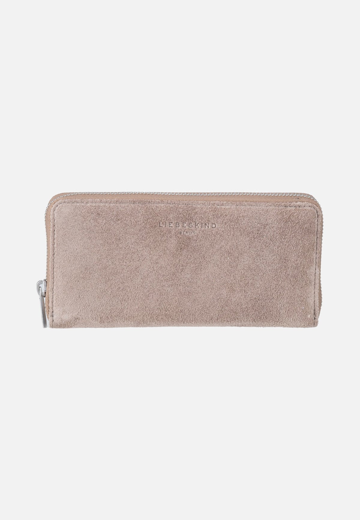 Liebeskind Berlin Ines L Suede Neutral Grey Cartera