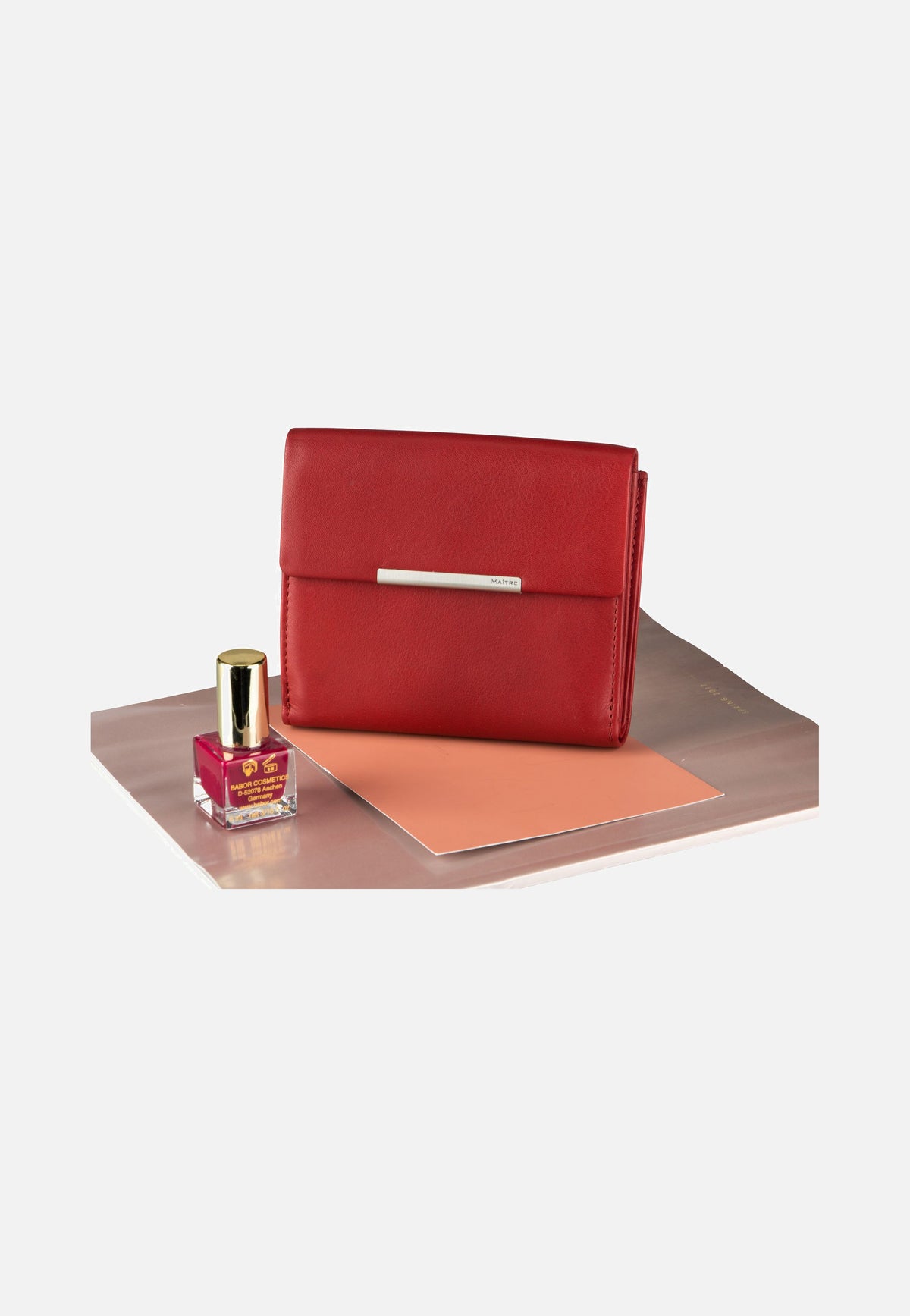 Maître Belg Dartrud Purse MH11F Red Wallet