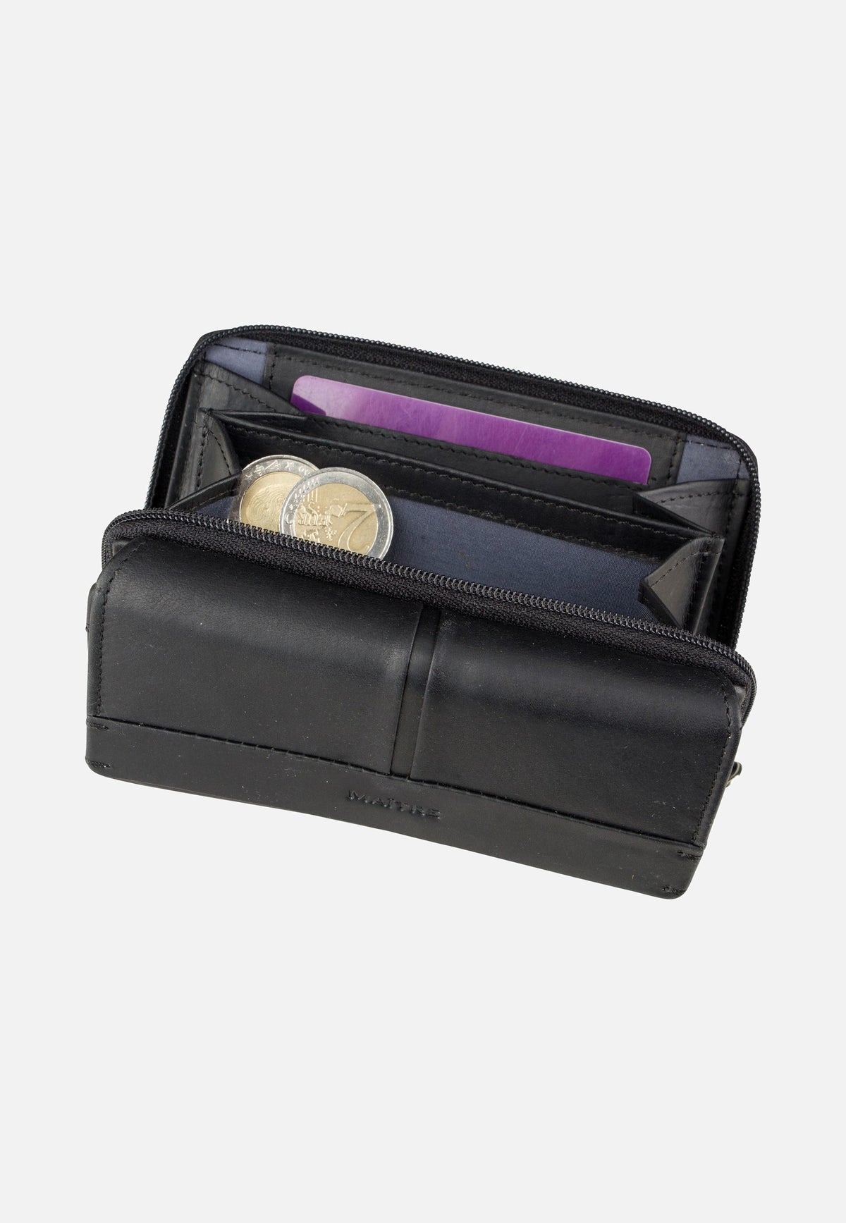 Maître Birkenfeld Diethilde Purse MH14FZ Black Wallet