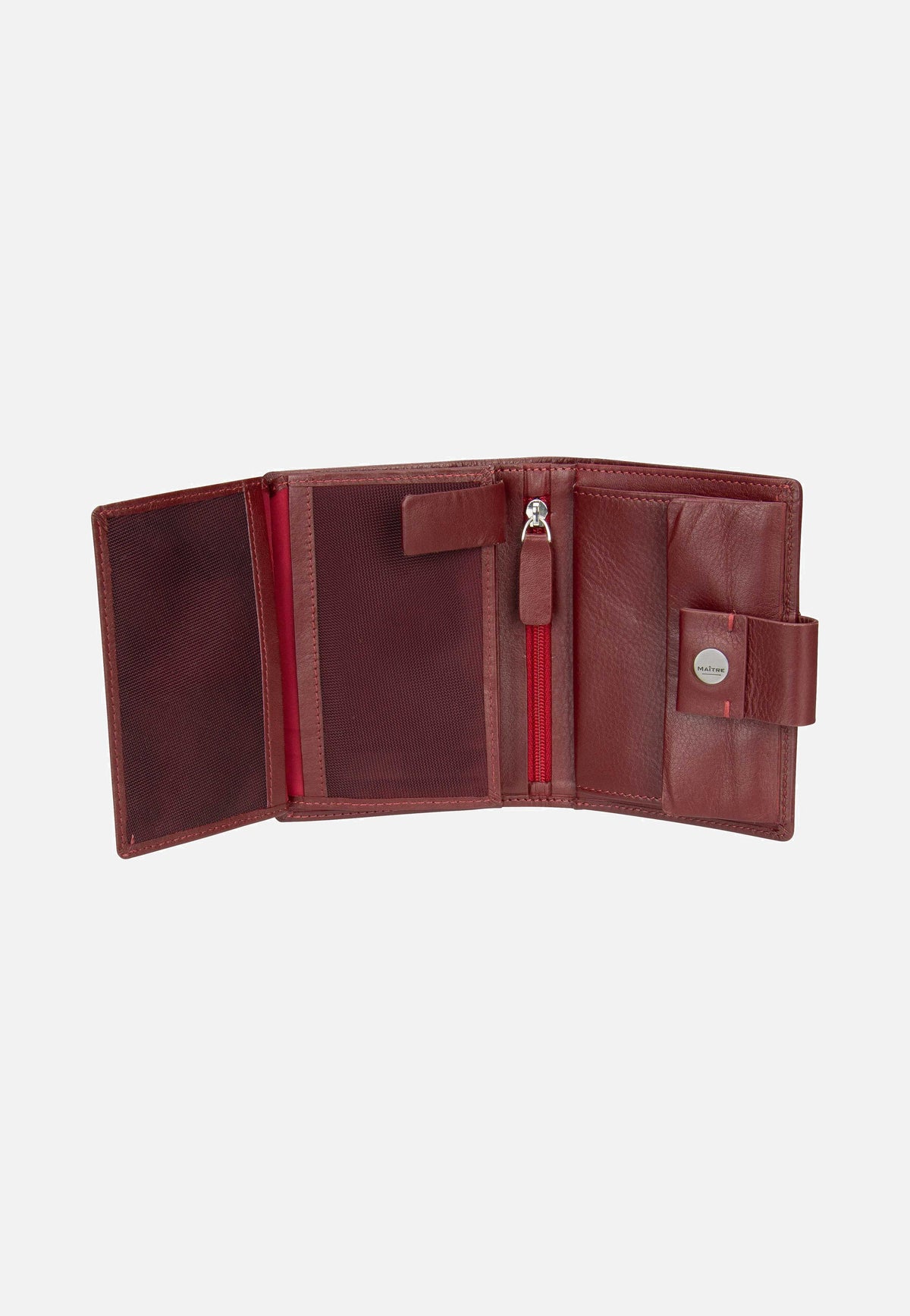 Maître Henau Dawina Purse MV9F Red Wallet
