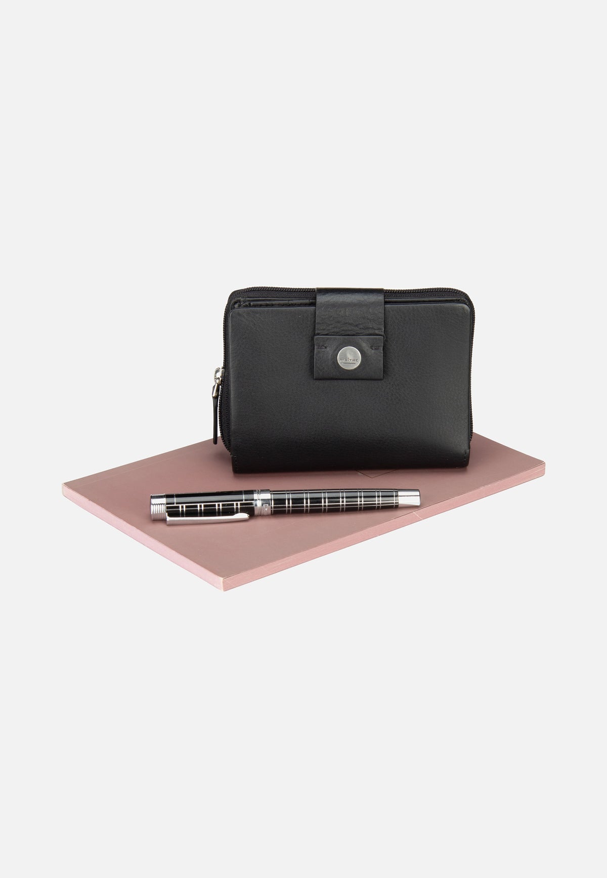Maître Henau Diethilde Purse MH9FZ Black Wallet