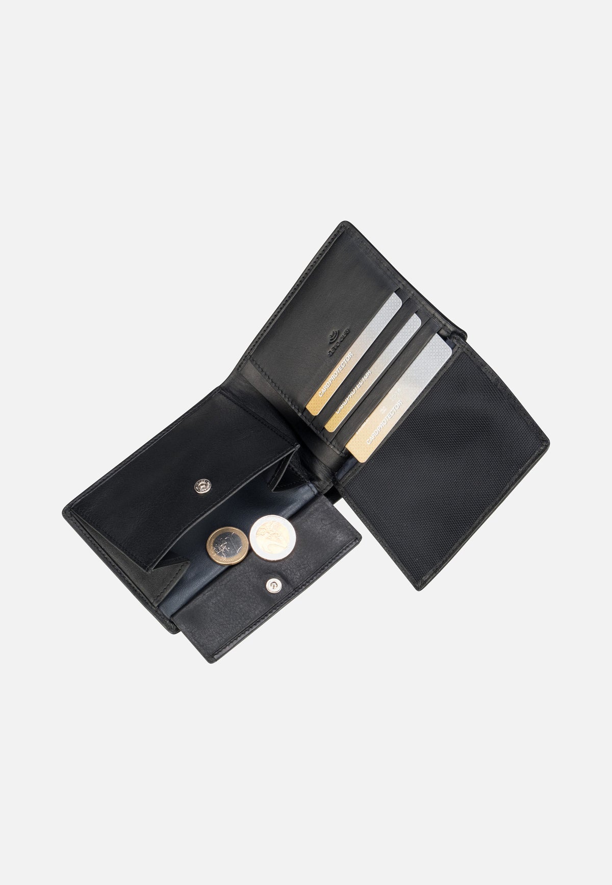 Maître Hundsbach Galbert Billfold H10 Black Portafoglio