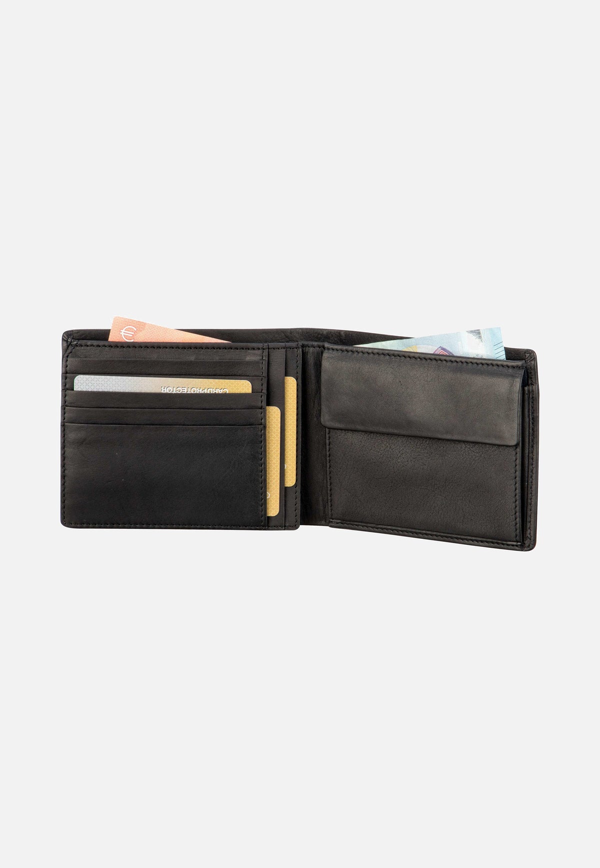 Maître Hundsbach Galbert Billfold H10 Black Portafoglio
