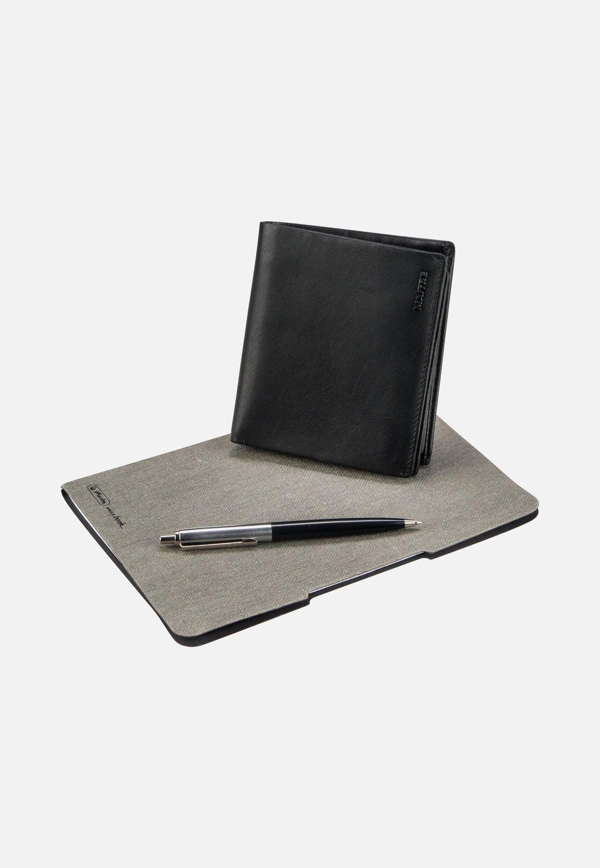 Maître Hundsbach Hugwald Billfold V14 Black Wallet