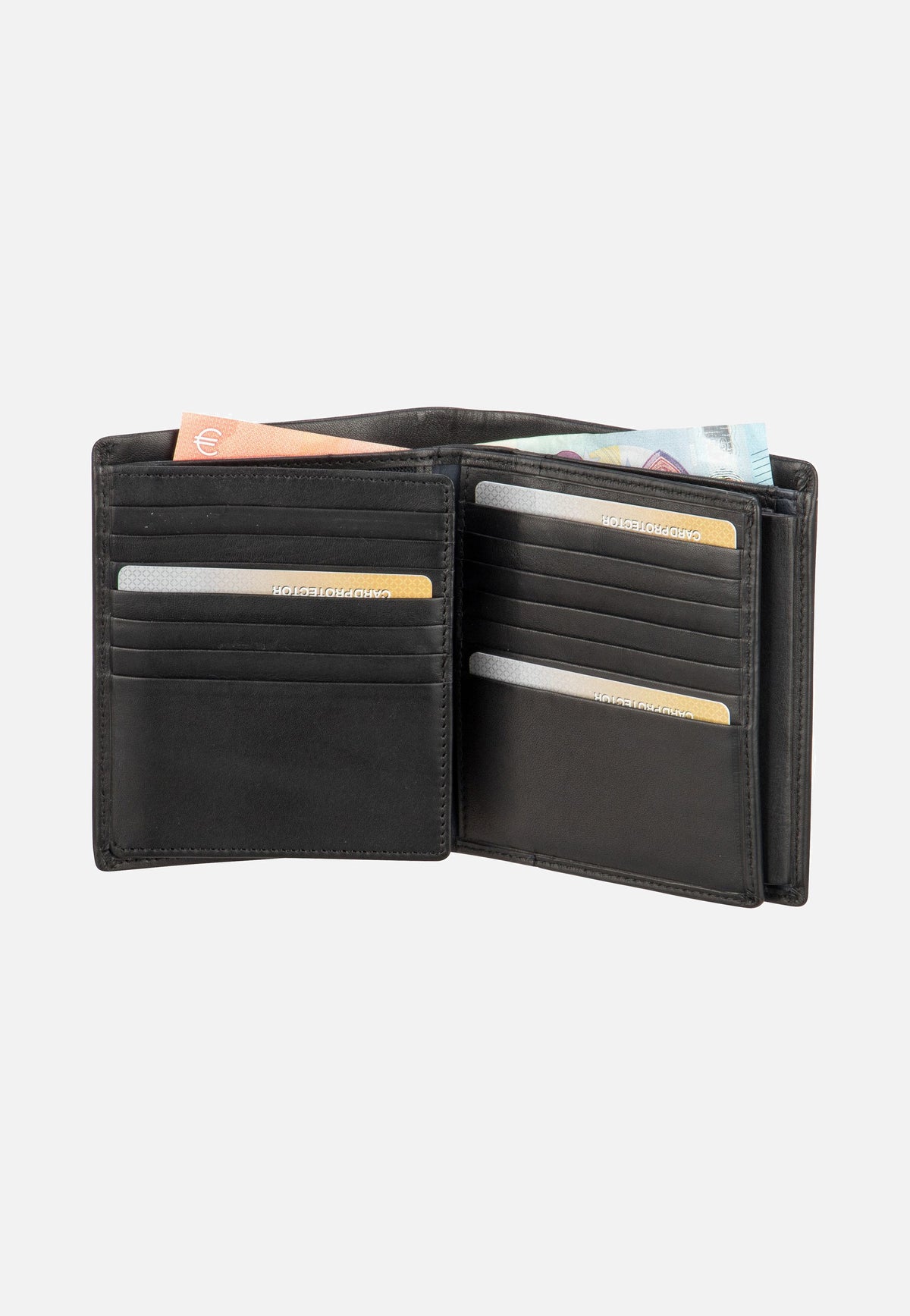 Maître Hundsbach Hugwald Billfold V14 Black Wallet