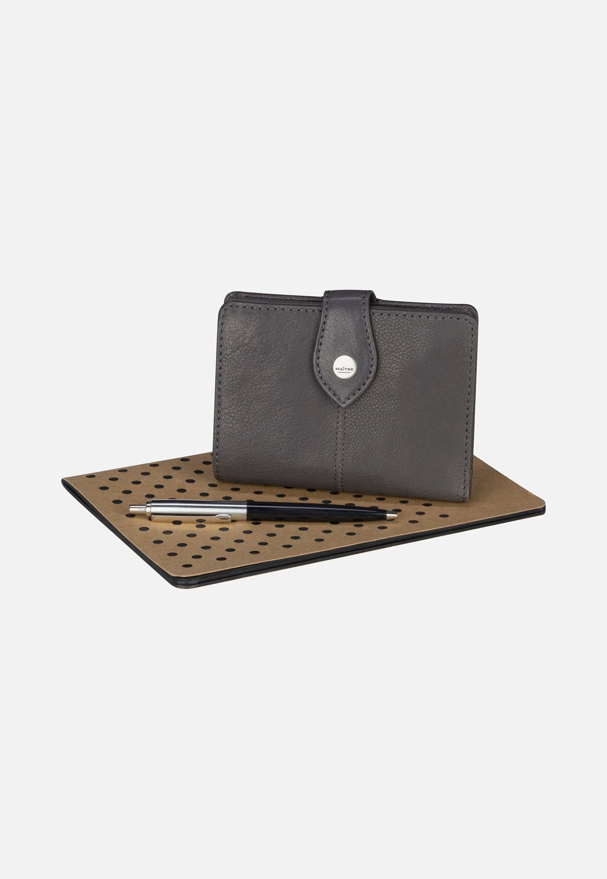 Maître Lemberg Dawina Purse MV9F Dark Grey Wallet
