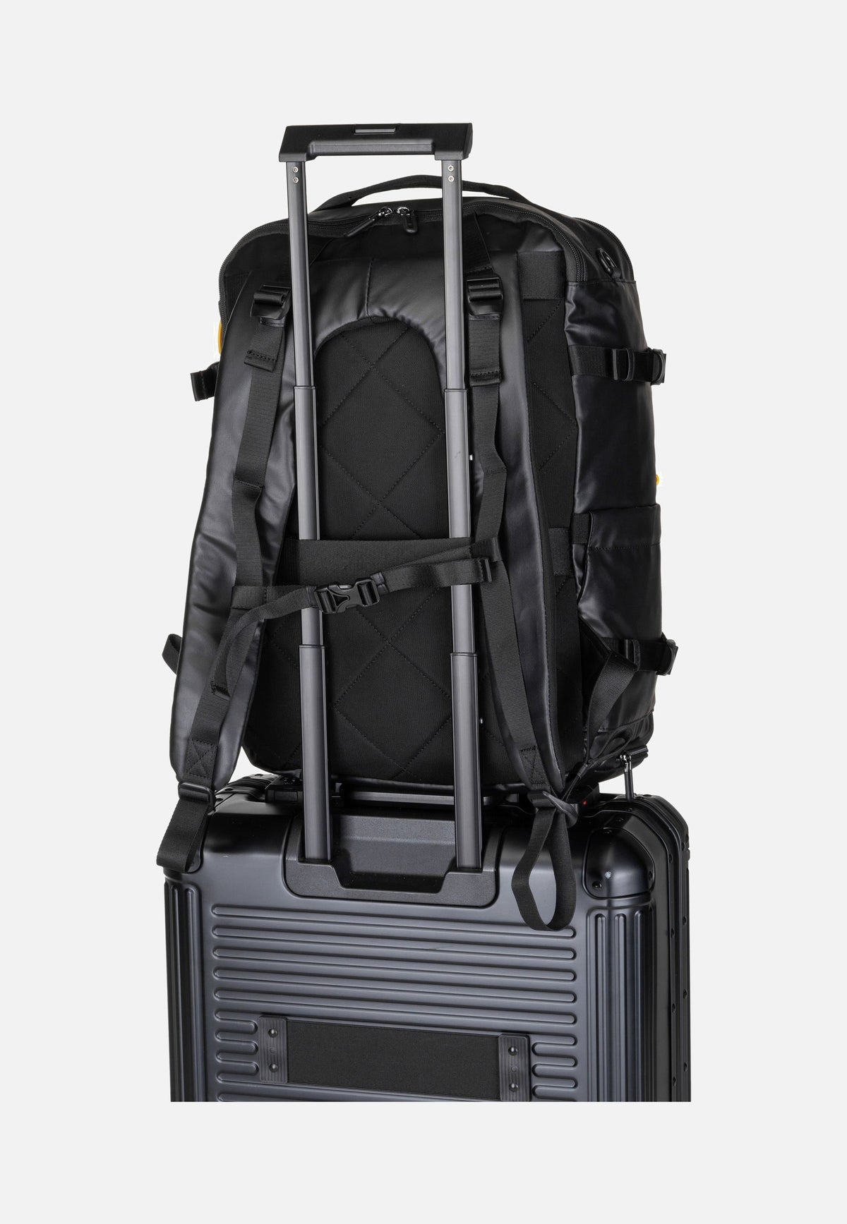 Mandarina Duck Eco Coated OST06 Black Travel Backpack
