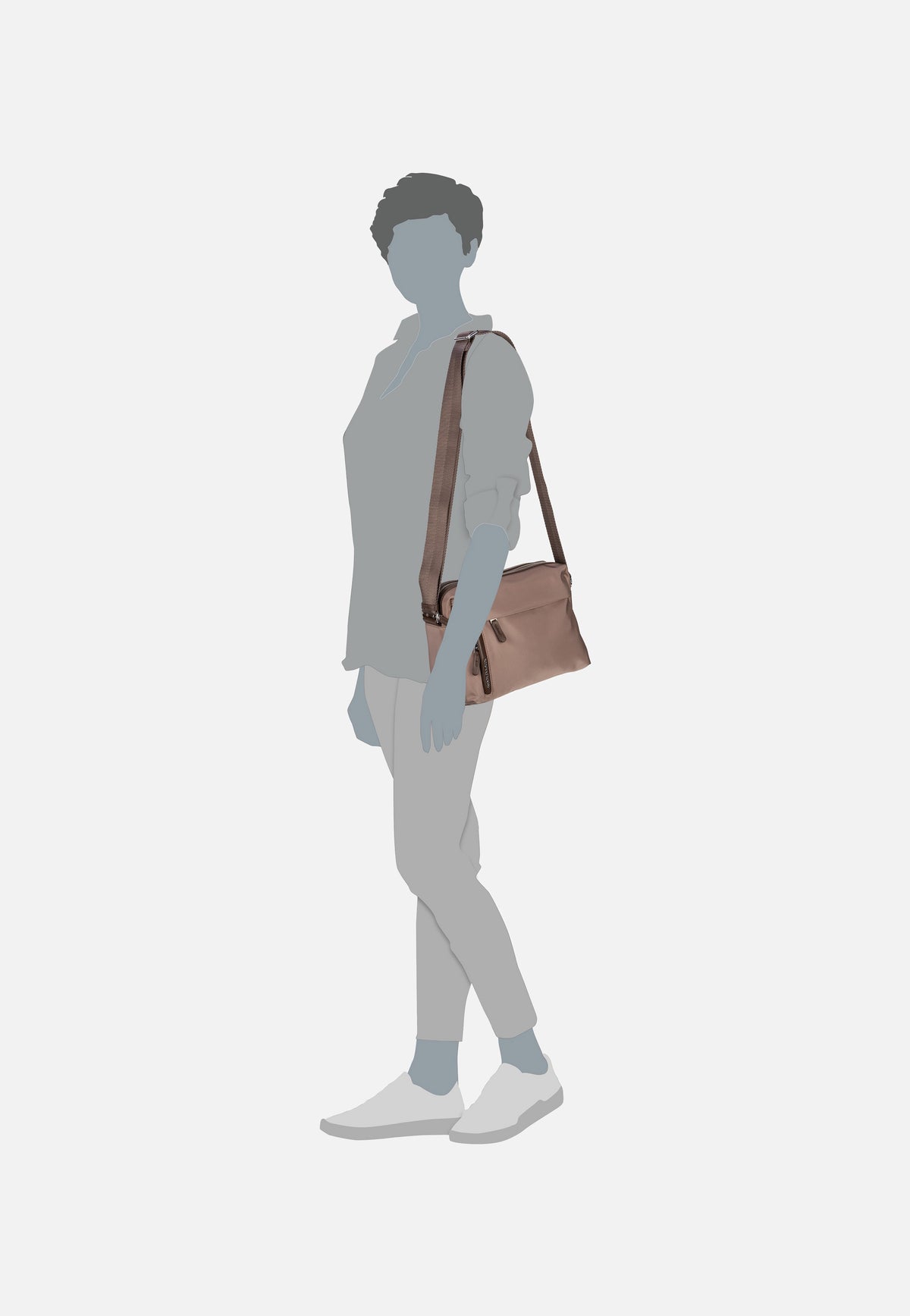Mandarina Duck Hunter VCT19 Beaver Crossbody Bag