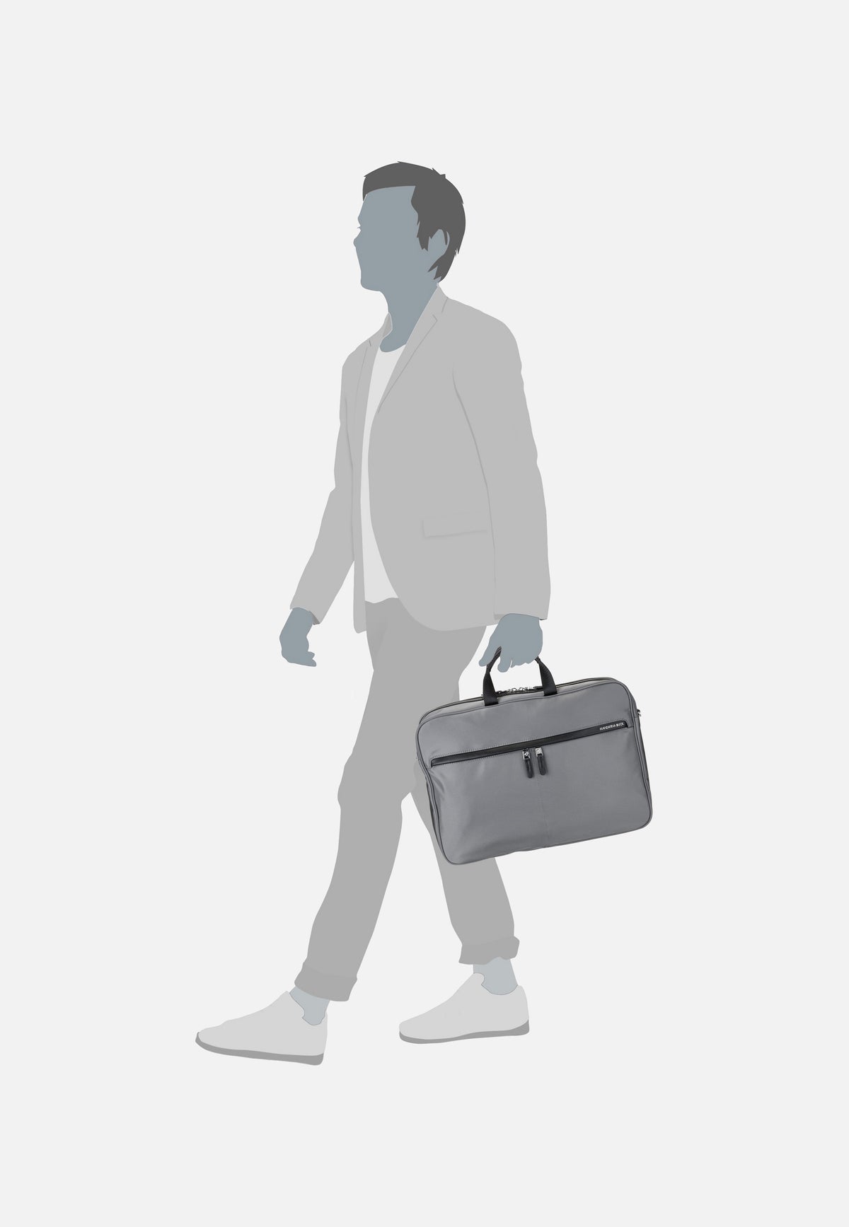 Mandarina Duck Hunter Urban Briefcase HWC02 Smoked Pearl Briefcase