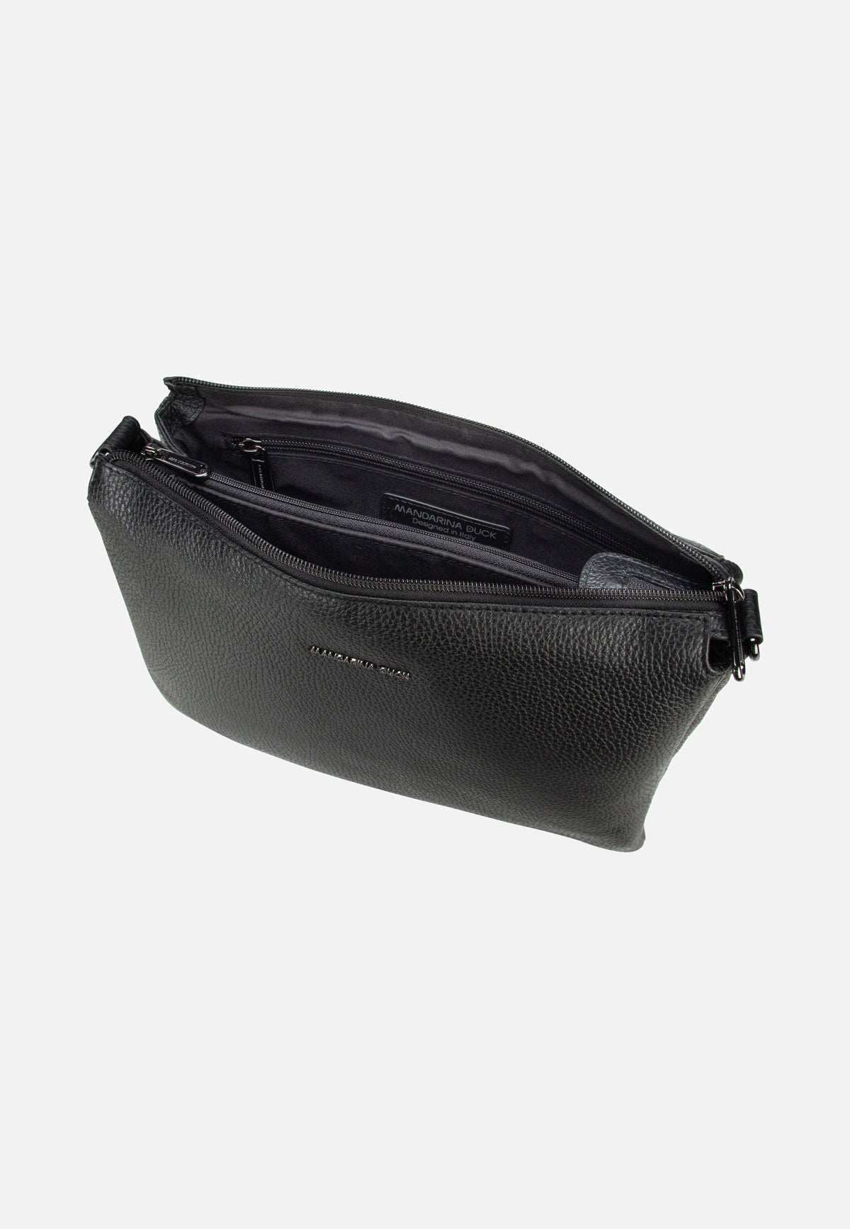 Mandarina Duck Mellow Leather FZT12 Nero Crossbody Bag