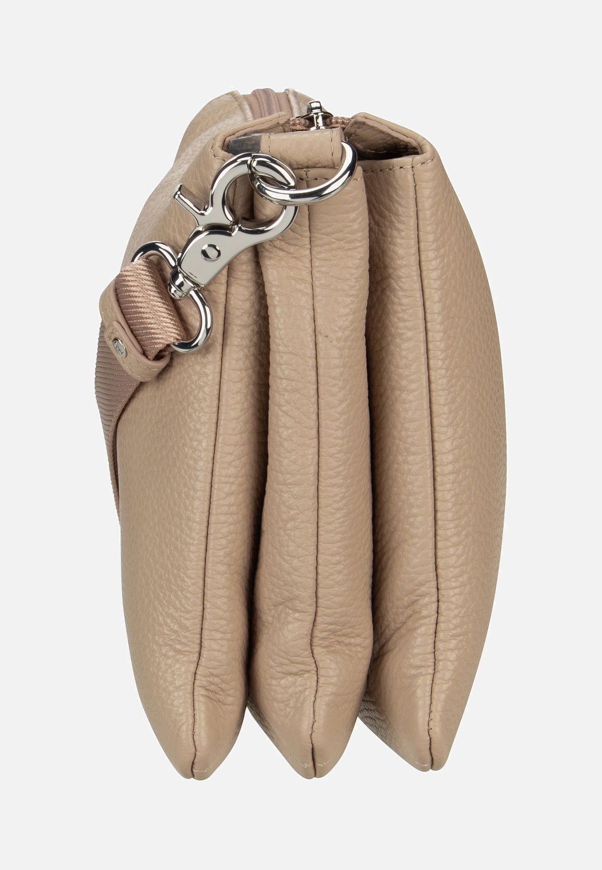 Mandarina Duck Mellow Leather FZT12 Warm Taupe Crossbody Bag