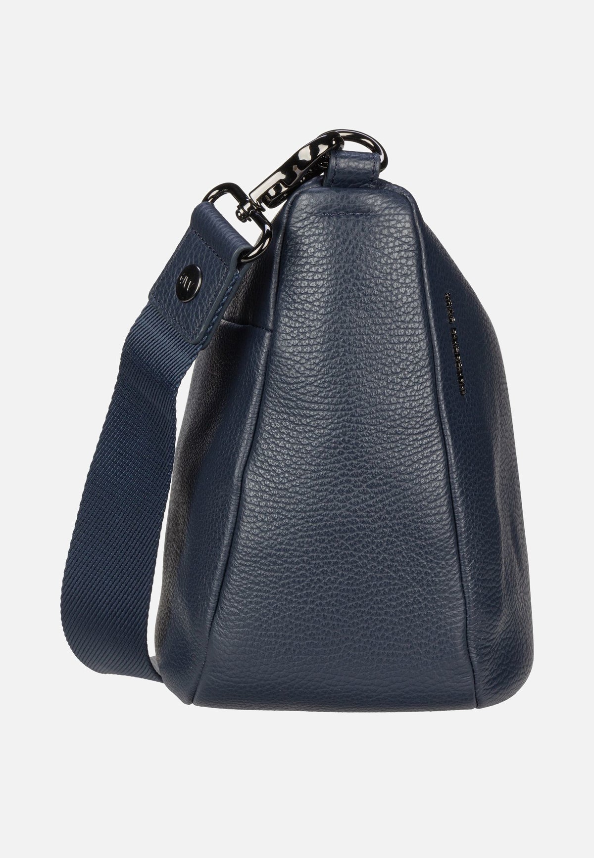 Mandarina Duck Mellow Leather Hobo FZT79 Dress Blue Pouch Bag