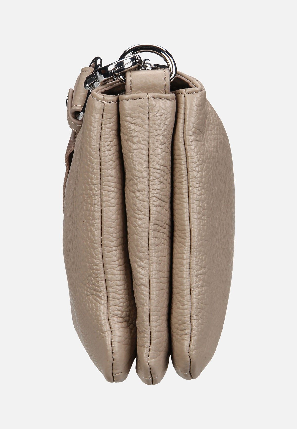 Mandarina Duck Mellow Leather Pochette FZT82 Warm Taupe Schoudertas