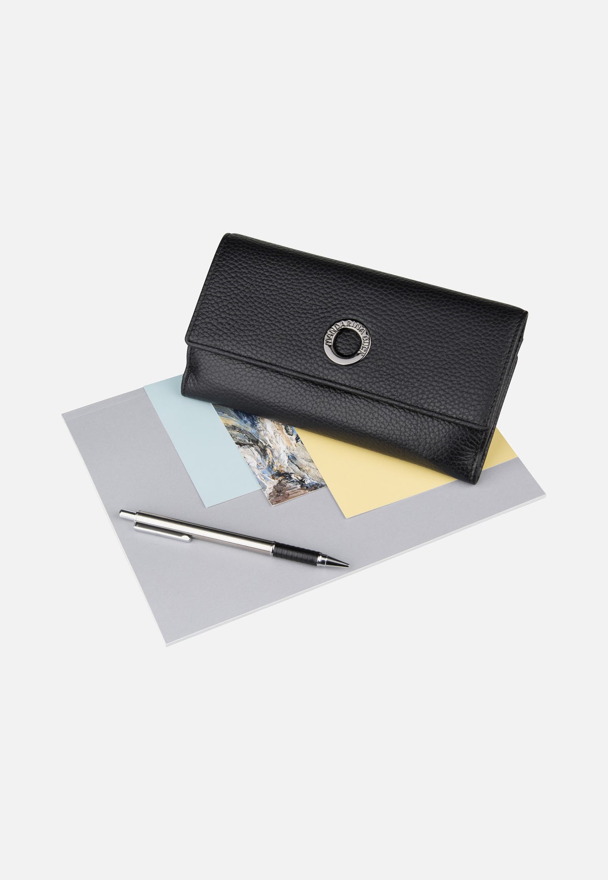 Mandarina Duck Mellow Leather FZP63 Nero Wallet