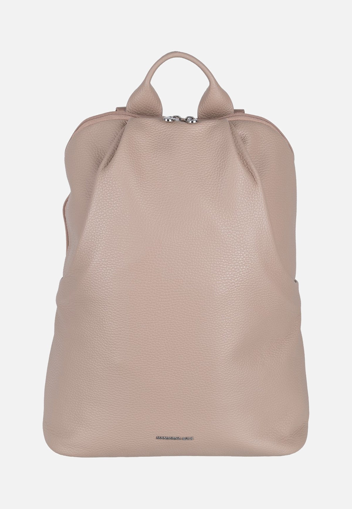 Mandarina Duck Mellow Leather Soft FZTA7 Warm Taupe Rugtassen