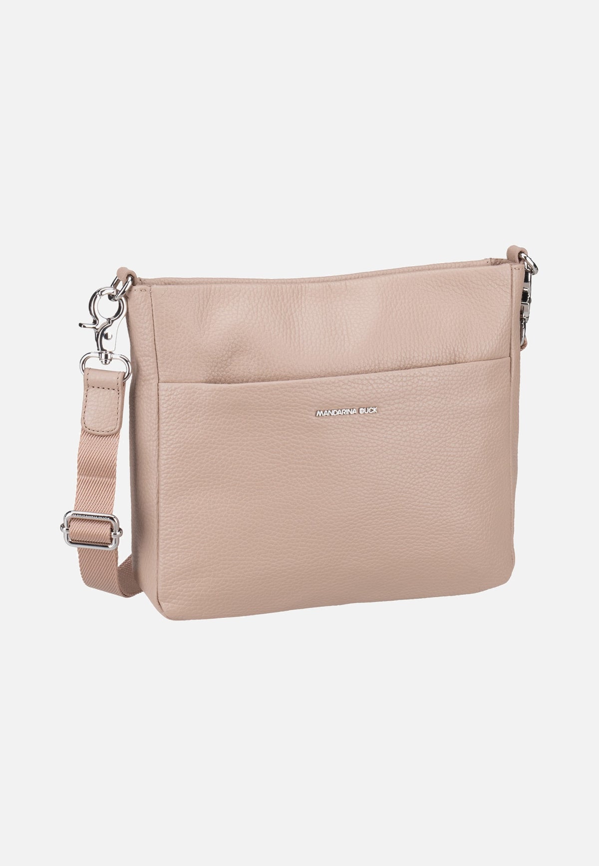 Mandarina Duck Mellow Leather Squared FZT17 Warm Taupe Crossbody Bag