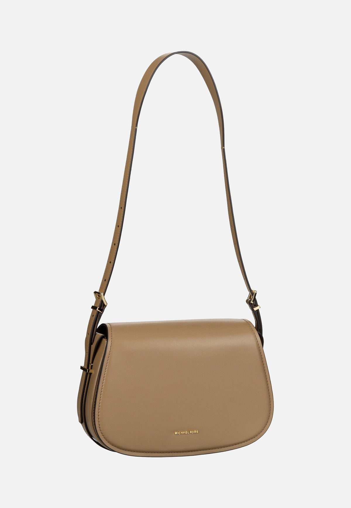Michael Kors Lydia MD Flap Husk Saddle Bag