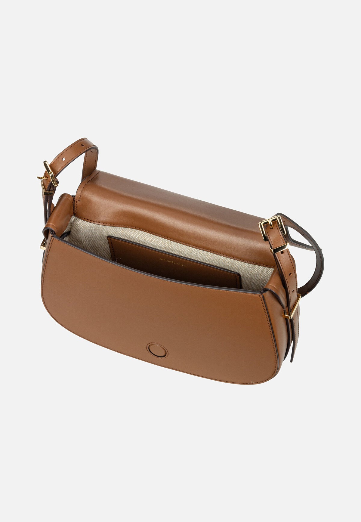 Michael Kors Lydia MD Flap Luggage Saddle Bag