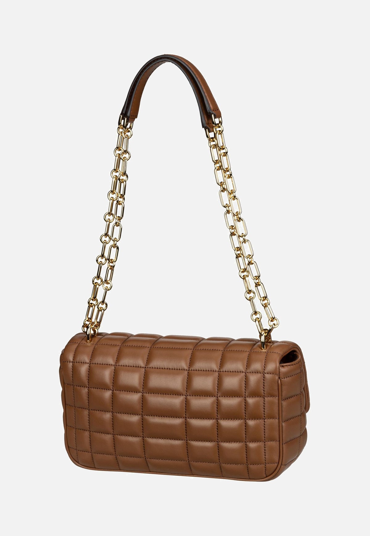 Michael Kors Tribeca LG Conv Chain Shoulder Costa Luggage Sac de soirée