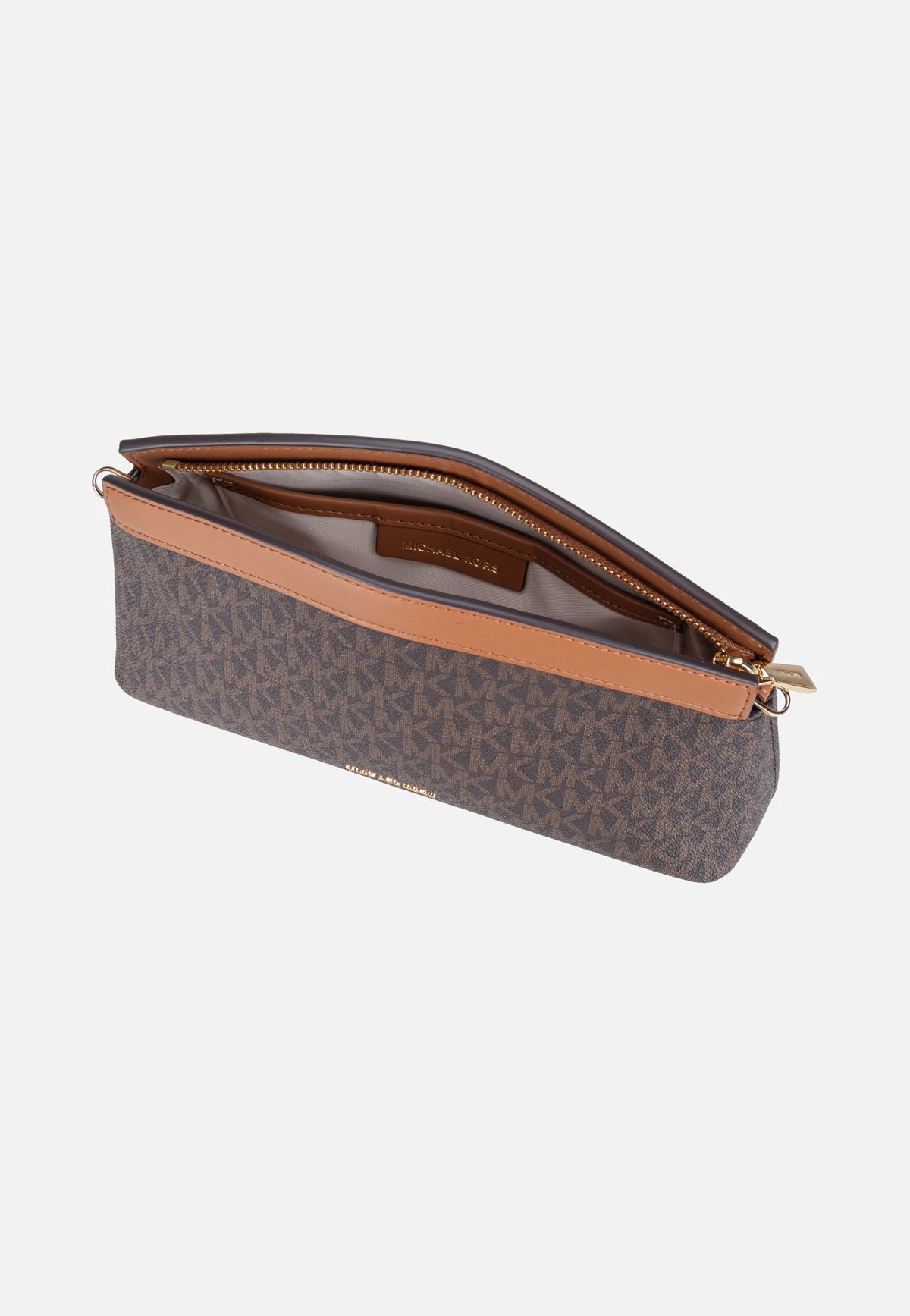 Michael Kors Athena SM Dome Chn Clutch Xbody Brown/Acorn Bolso bandolera