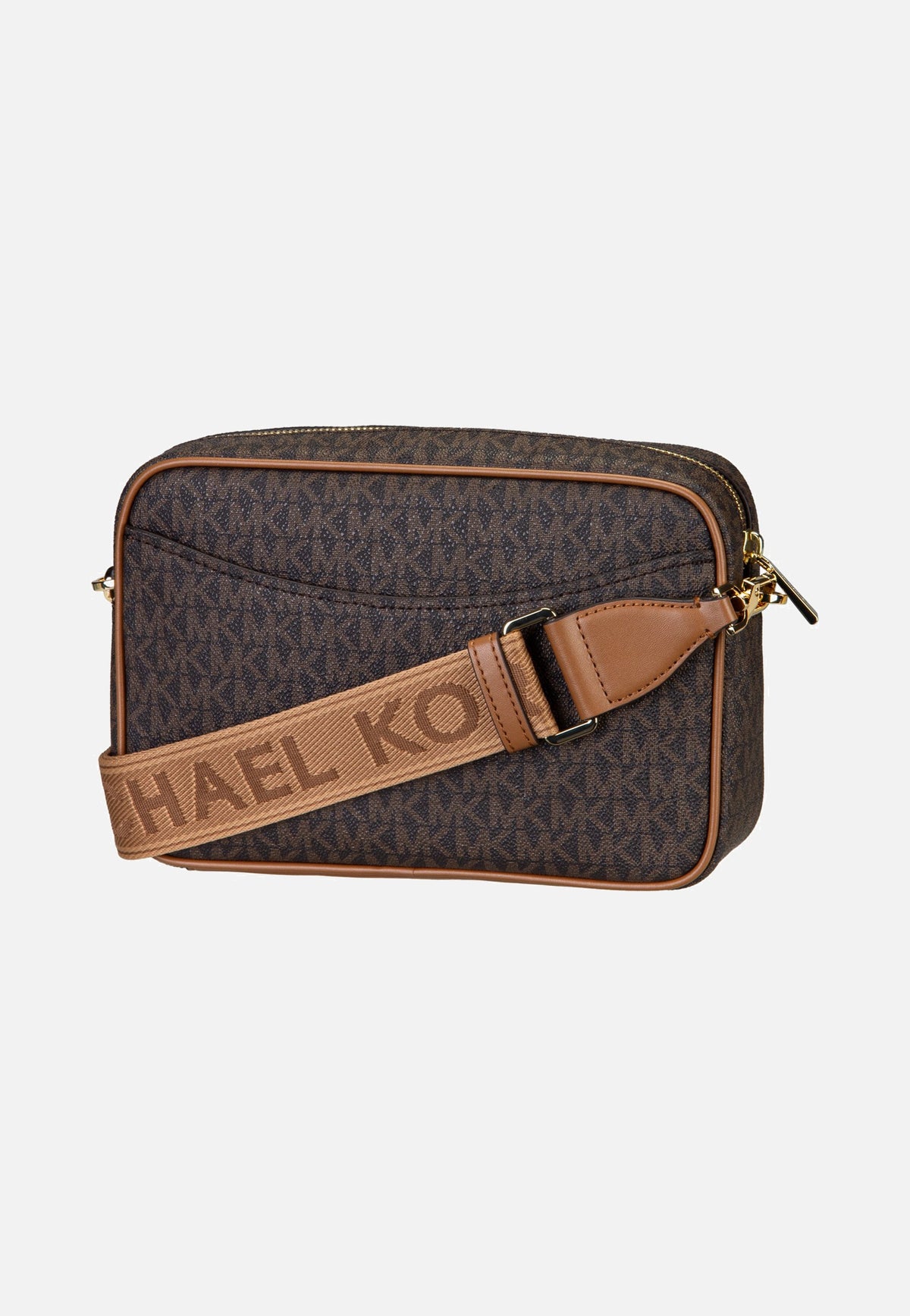 Michael Kors Bev LG Ew Pckt Xbody Brown/Acorn Crossbody Bag