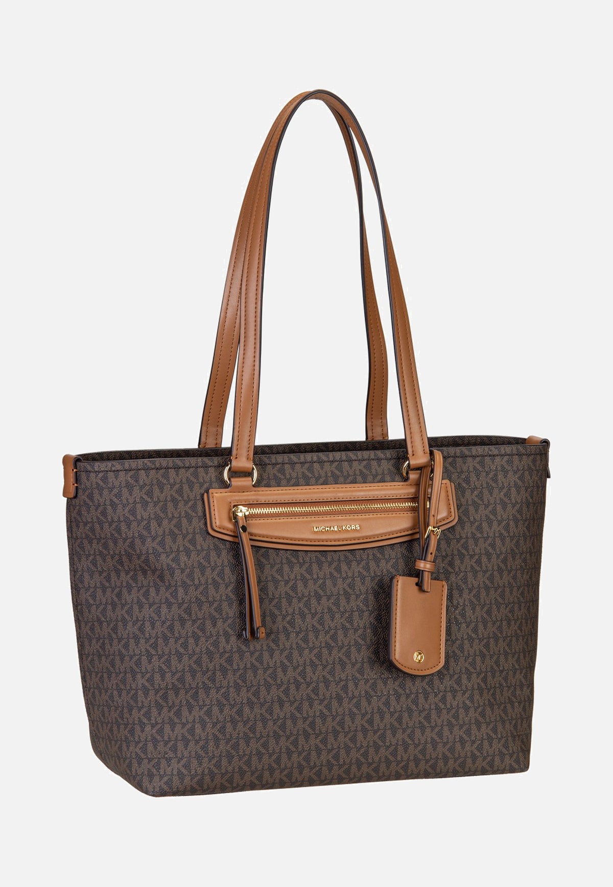 Michael Kors Jet Set Travel MD Ew Tz Tote Brown/Acorn Client