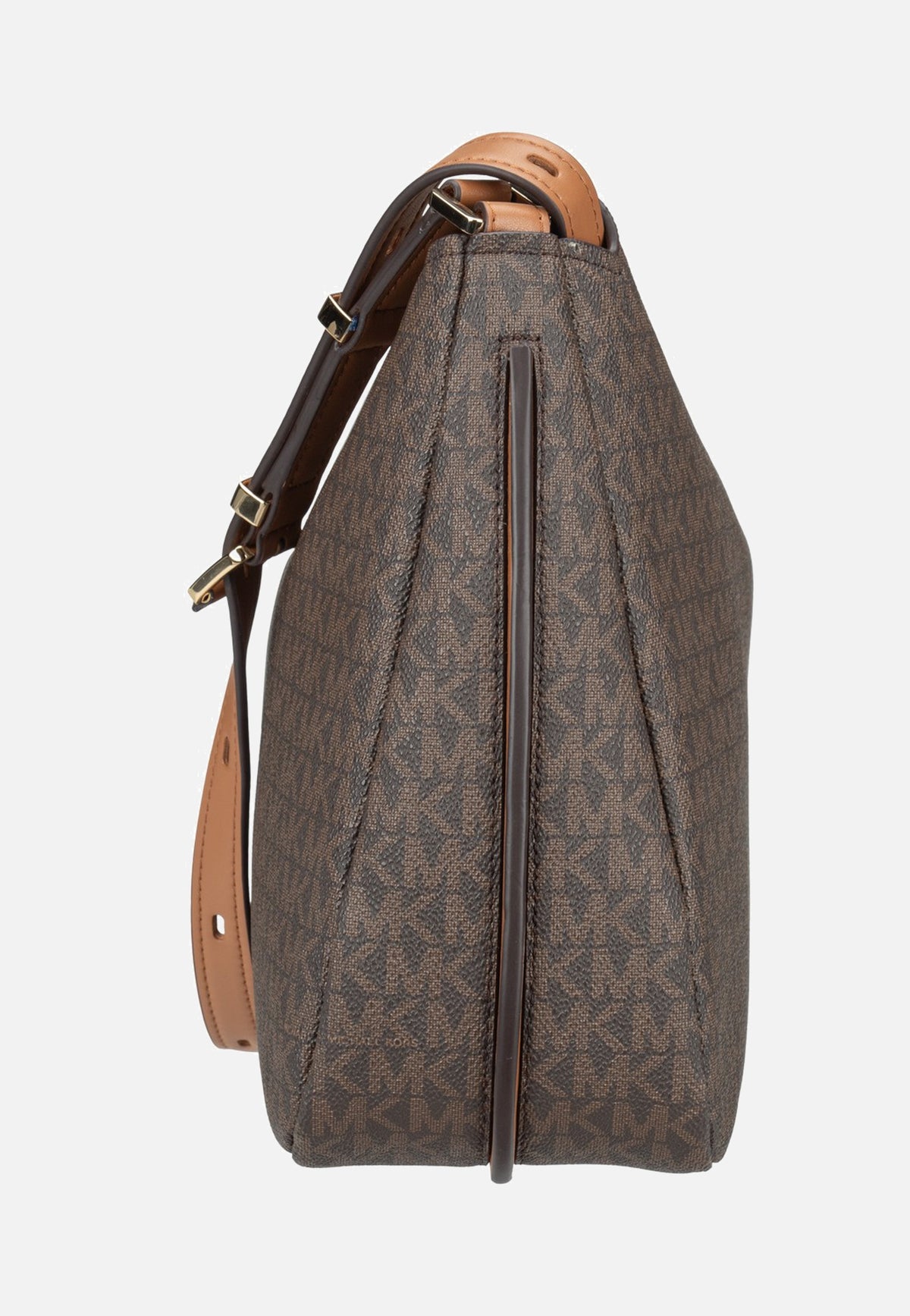 Michael Kors Nolita MD TZ Hobo Shoulder MK Brown/Acorn Sac à bandoulière