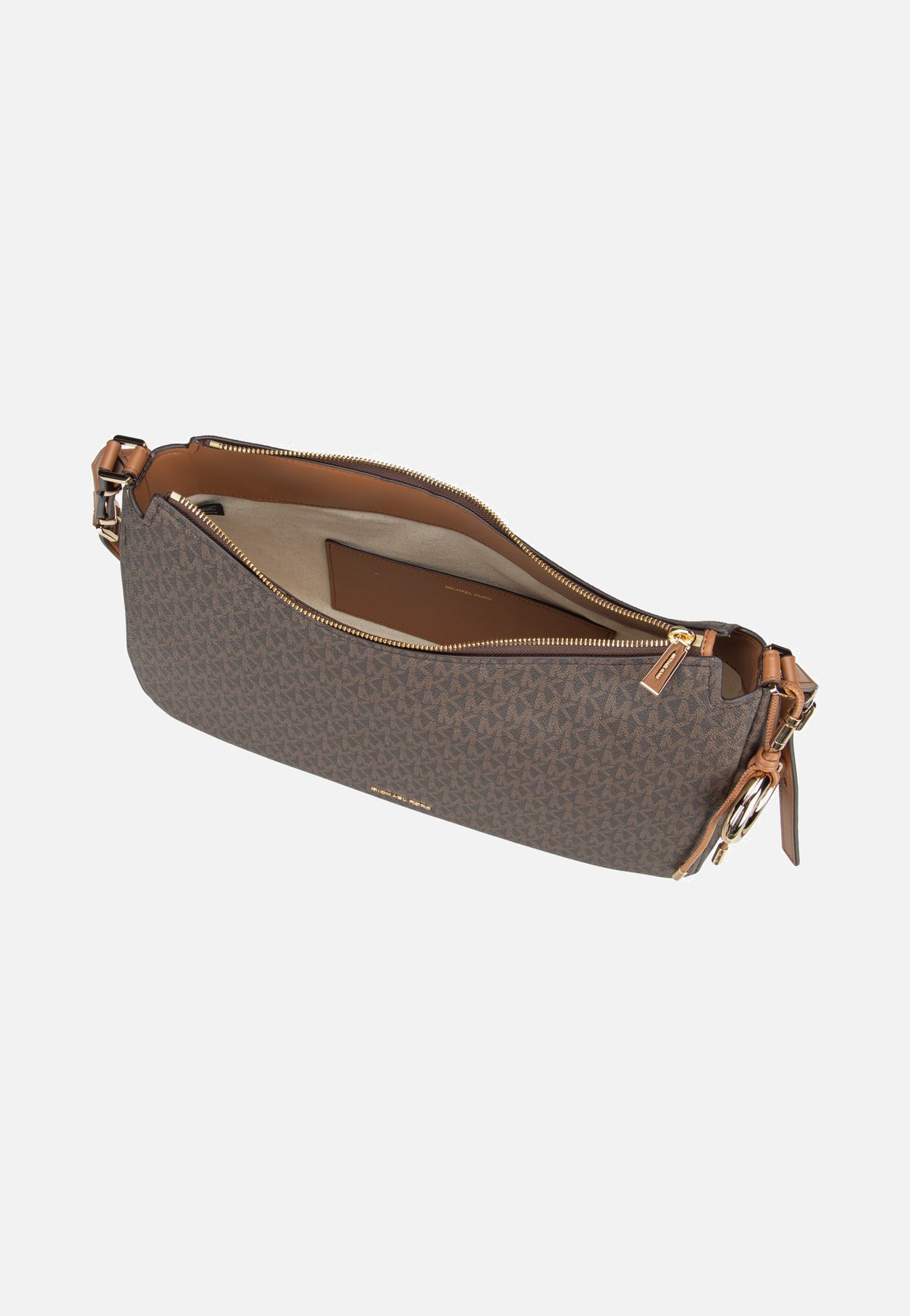 Michael Kors Nolita MD TZ Hobo Shoulder MK Brown/Acorn Sac à bandoulière