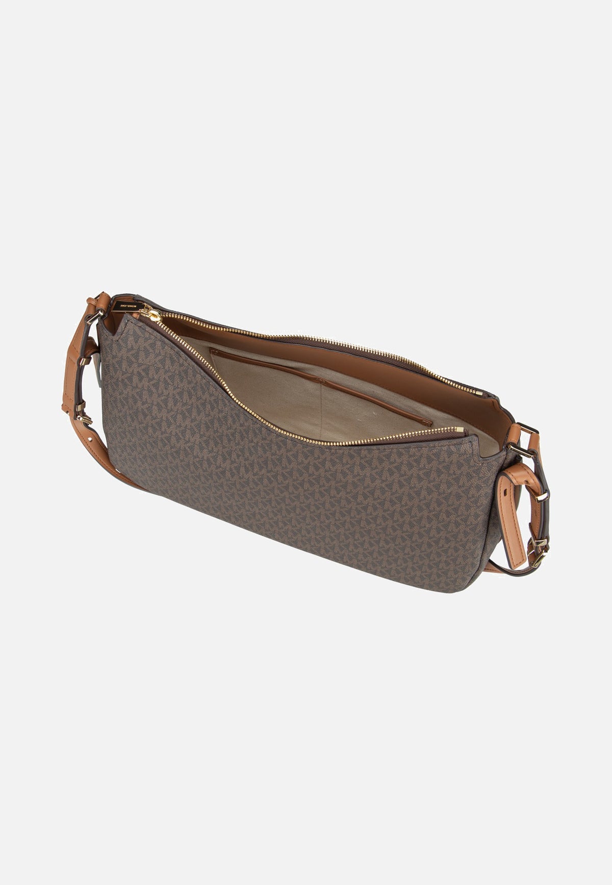 Michael Kors Nolita MD TZ Hobo Shoulder MK Brown/Acorn Sac à bandoulière