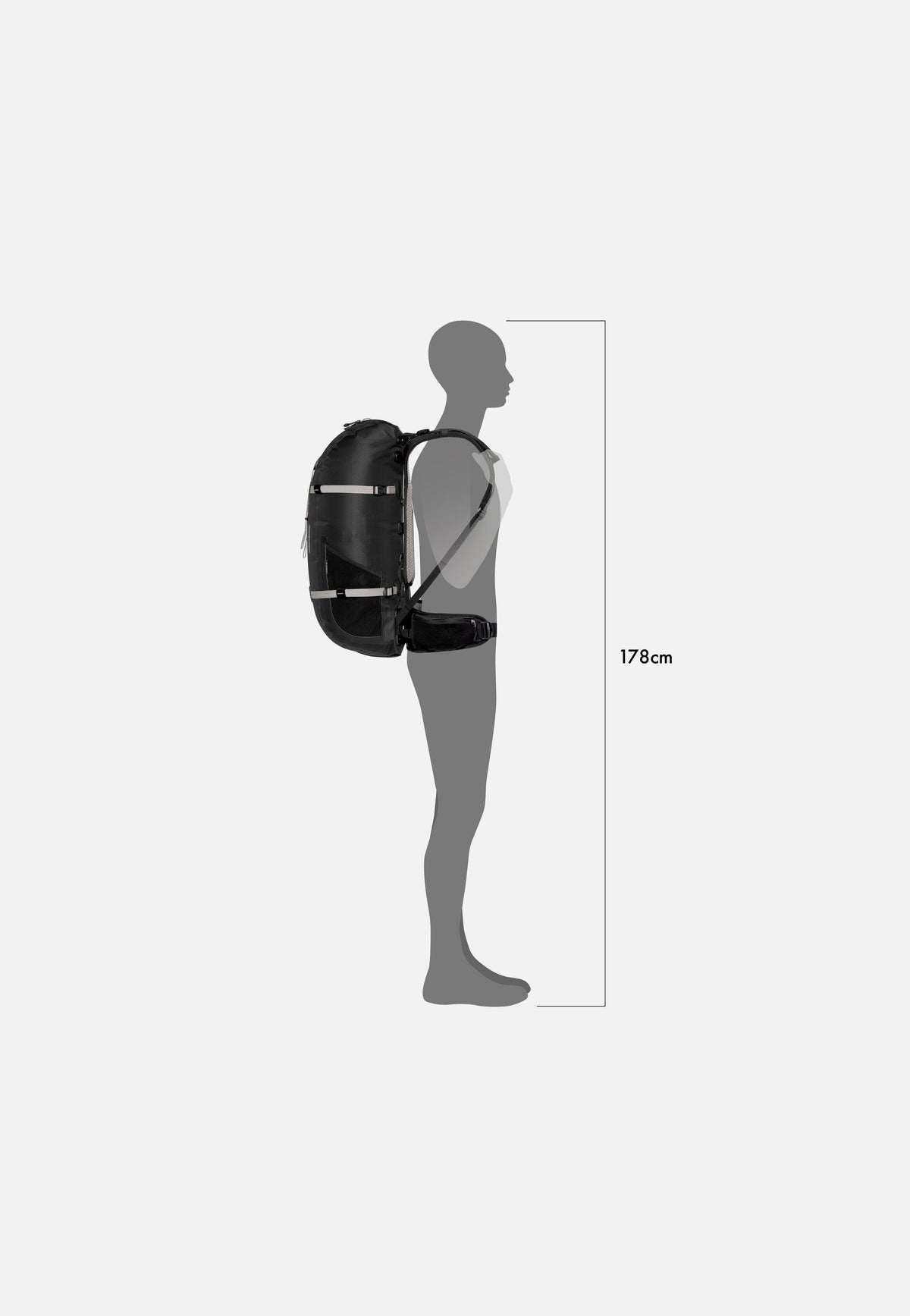 ORTLIEB Atrack 35L Schwarz Travel Backpack