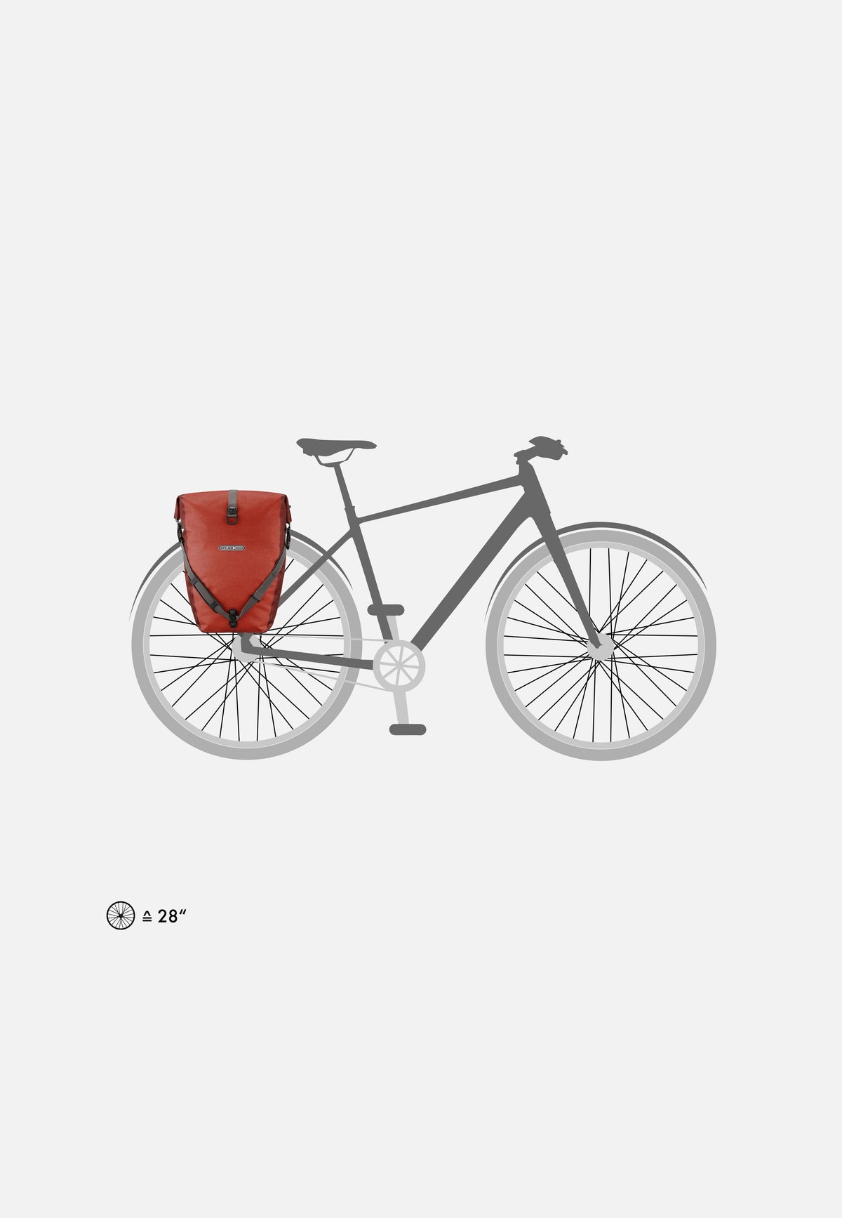 ORTLIEB Back-Roller Plus CR QL2.1 Salsa Dark Chili Bike Bag