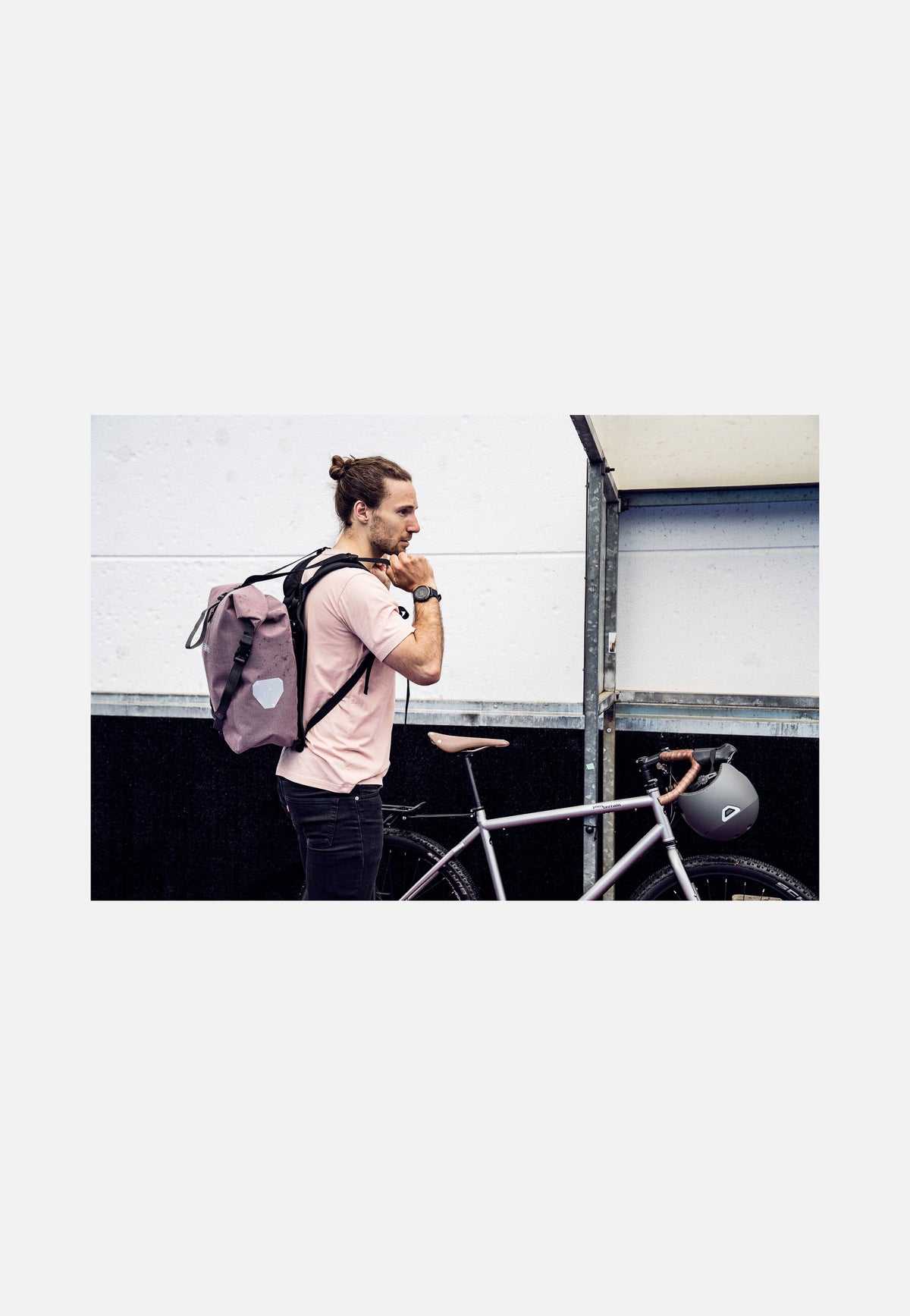 ORTLIEB Back-Roller Urban Single QL2.1 Ash Rose Bike Bag