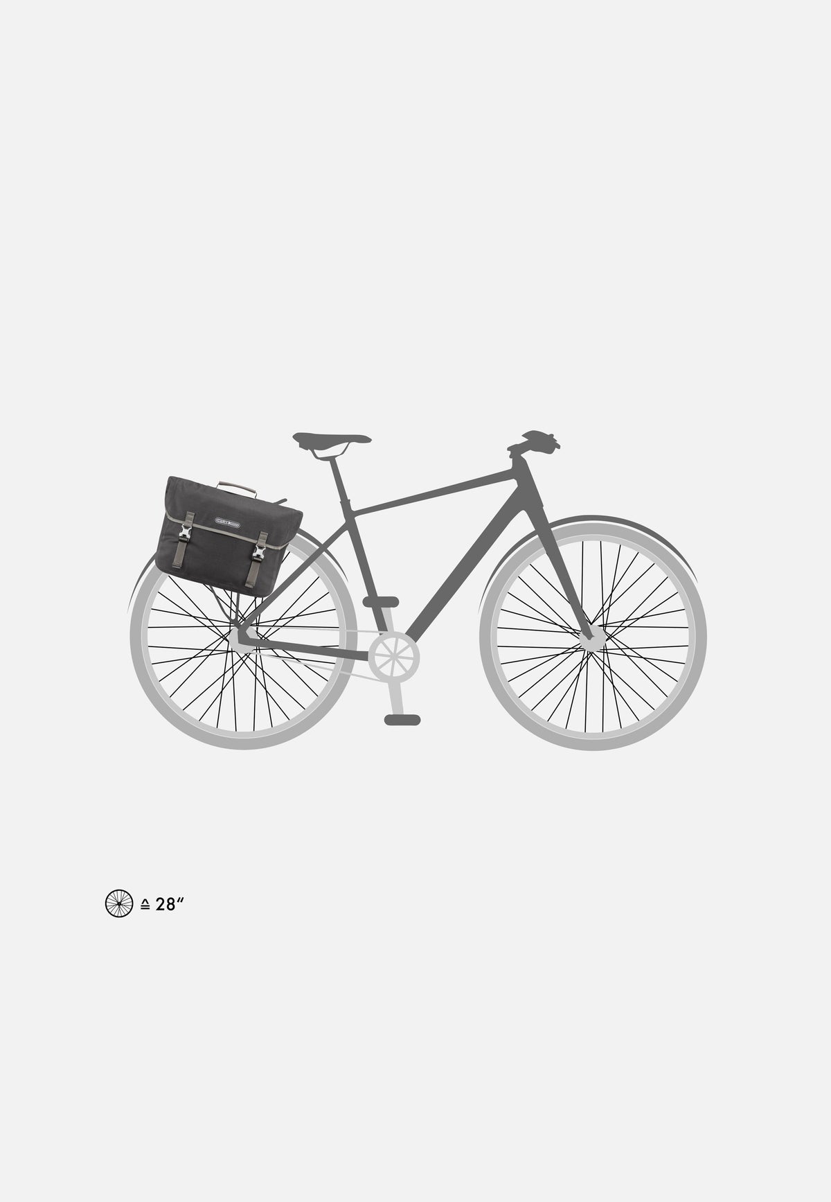 ORTLIEB Commuter-Bag Urban QL2.1 Pepper Bike Bag