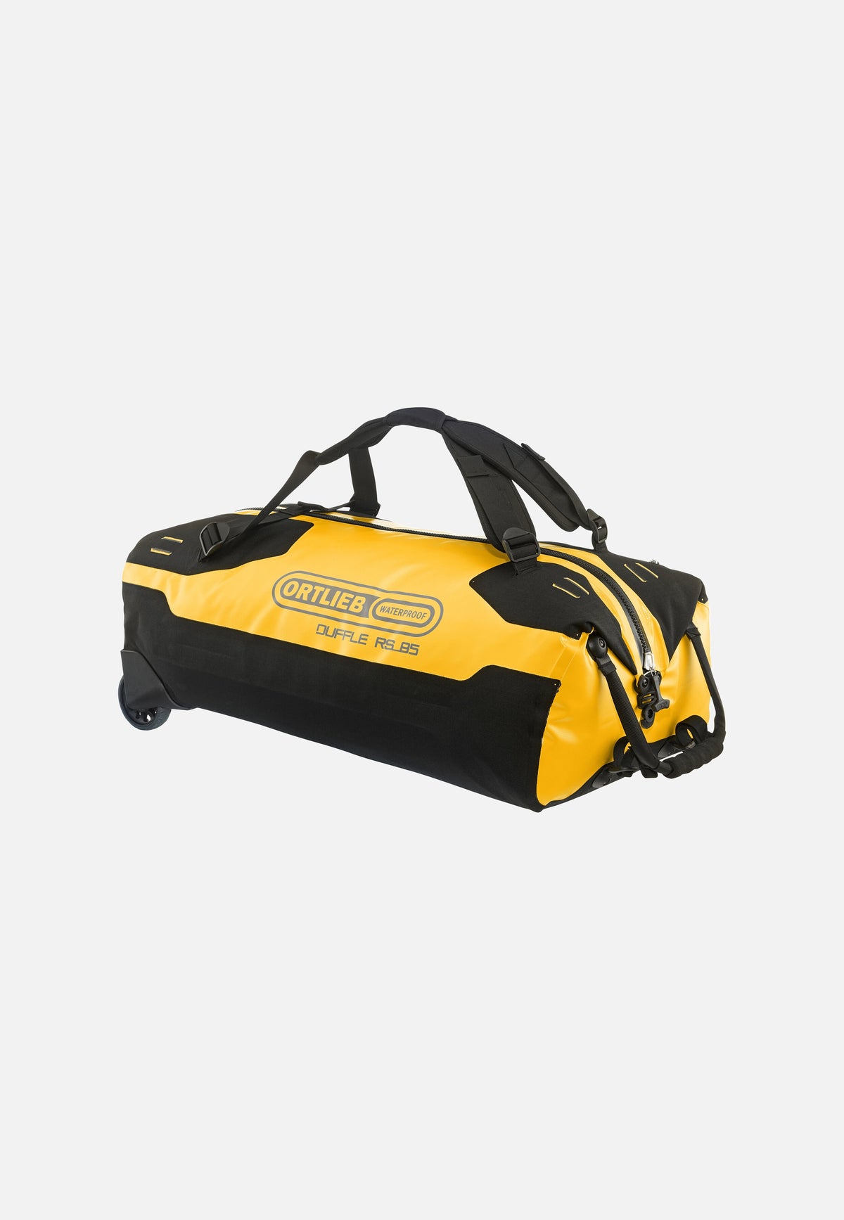 ORTLIEB Duffle RS 85L Sonnengelb Schwarz Travel Bag with Wheels