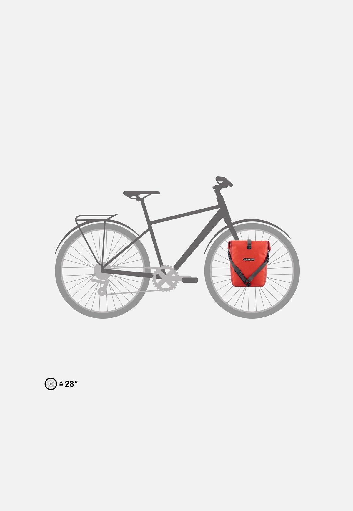 ORTLIEB Sport-Roller Plus Single Salsa Dark Chili Borsa per bici