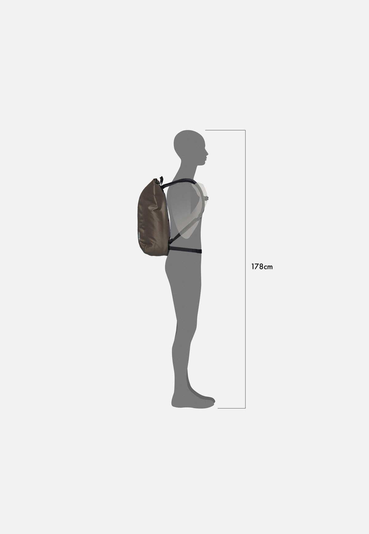 ORTLIEB Velocity PS 23L Dark Sand Rolltop Backpack