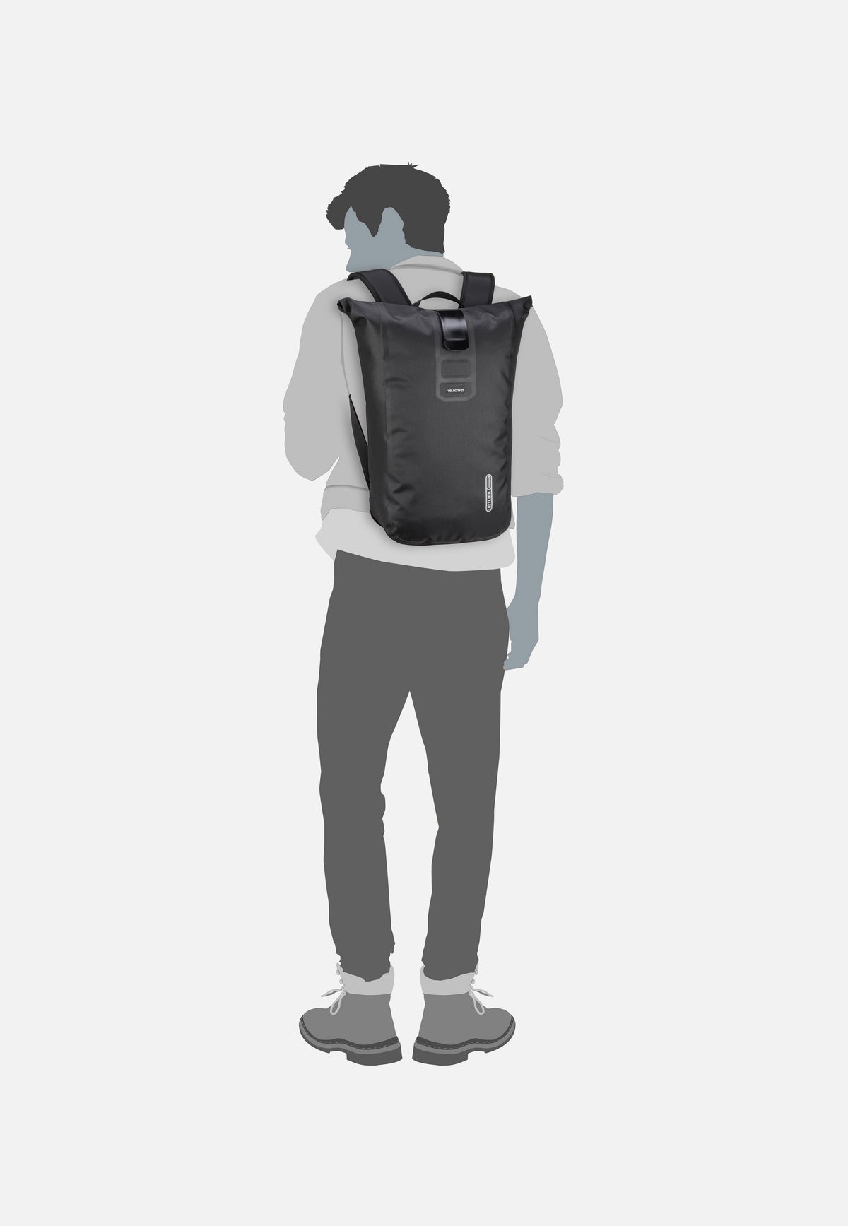 ORTLIEB Velocity PS 23L Schwarz Mochila enrollable