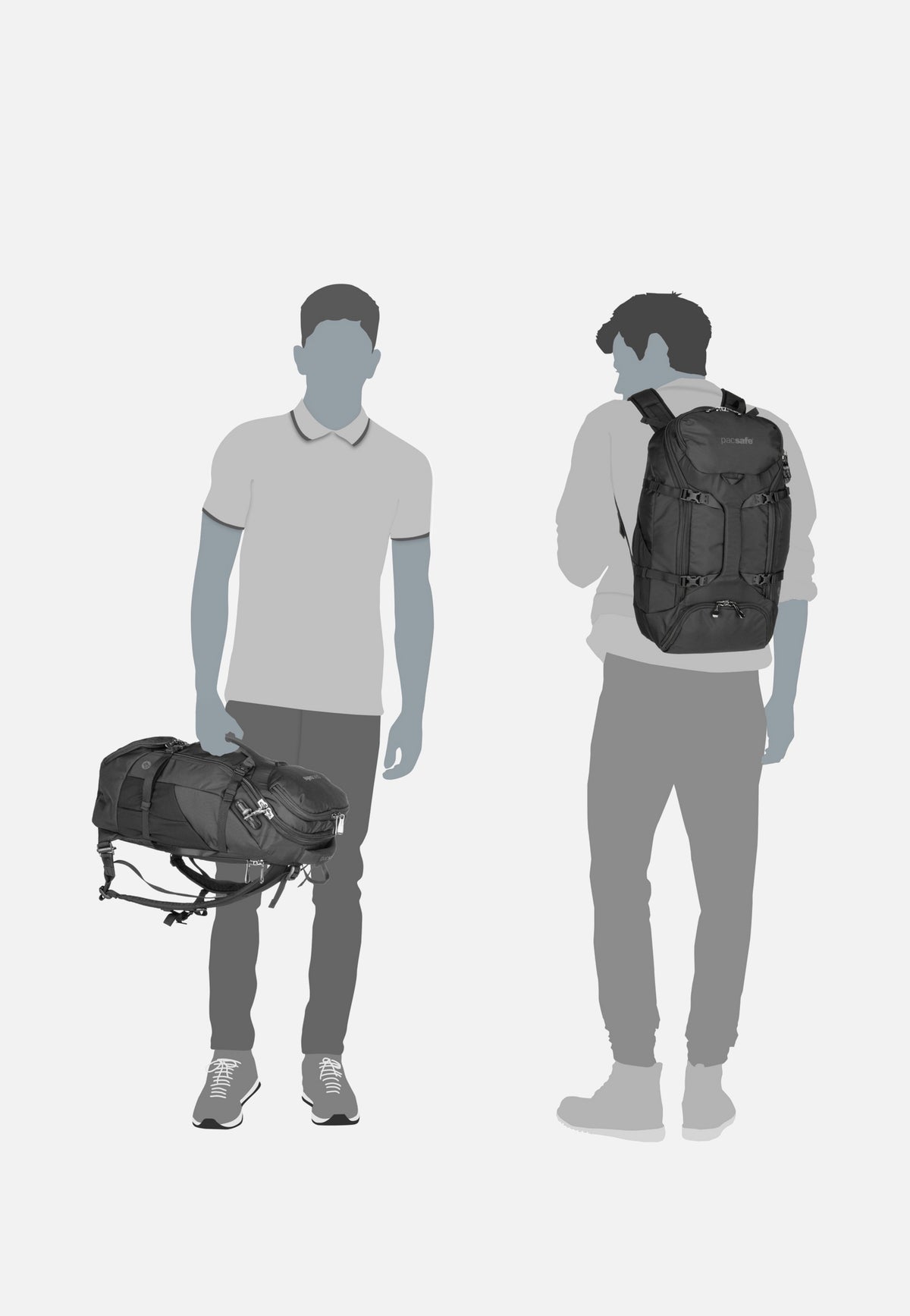 Pacsafe EXP35 Travel Black Travel Backpack