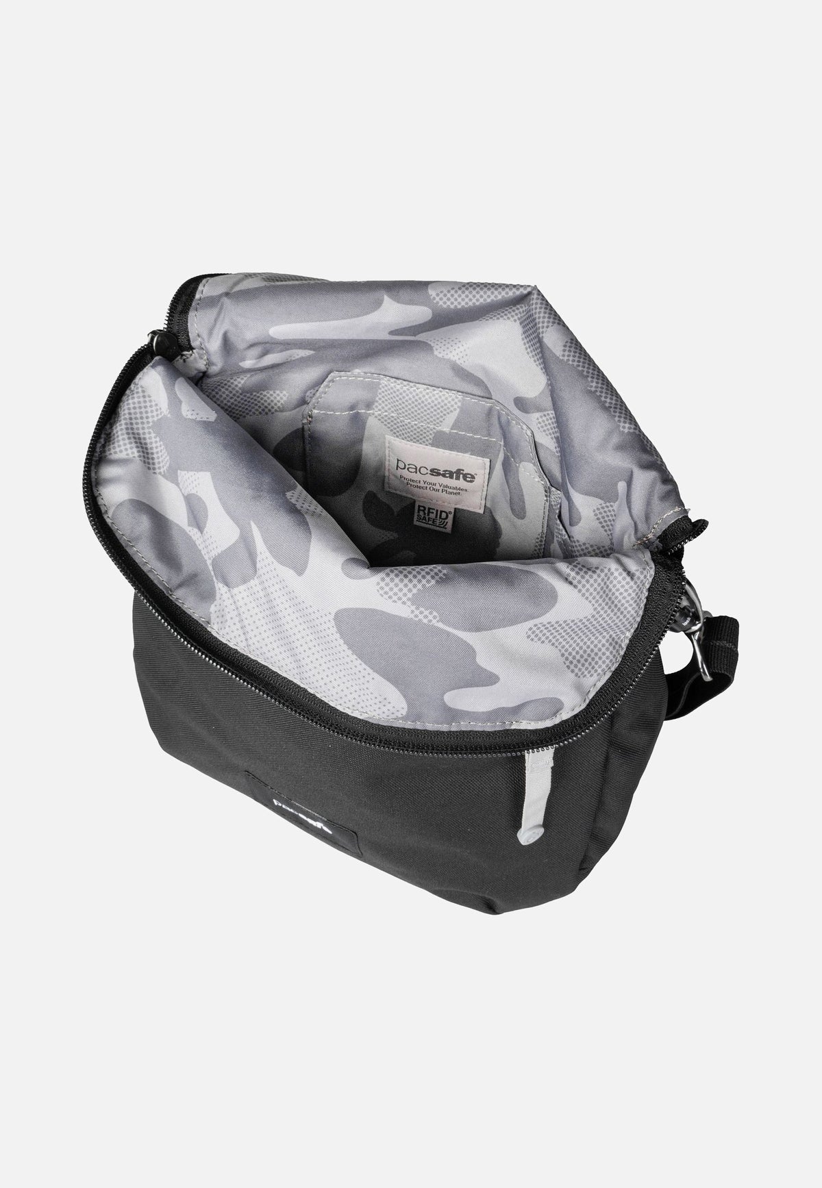 Pacsafe GO Saddle 35140 Jet Black Crossbody Bag