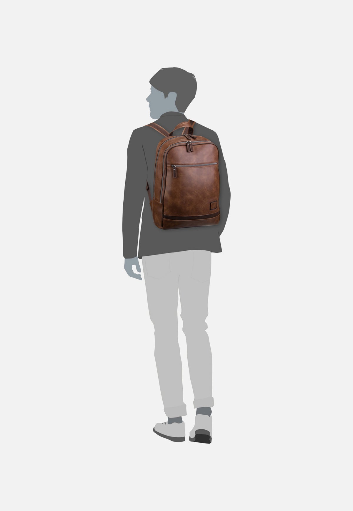 Picard Breakers 2464 Whisky/Kombi Backpack