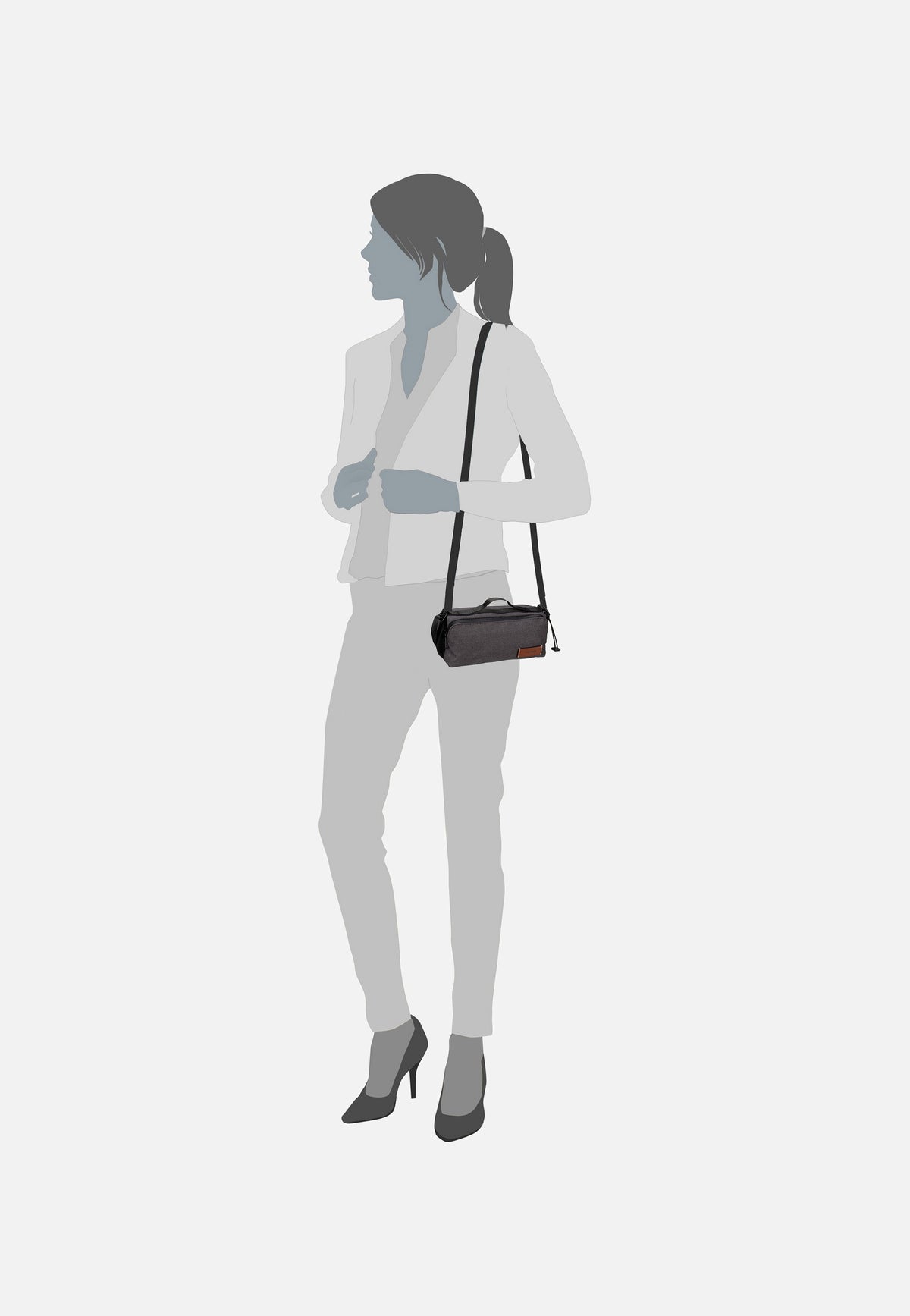 Picard Go Eco 2978 Anthrazit Crossbody Bag