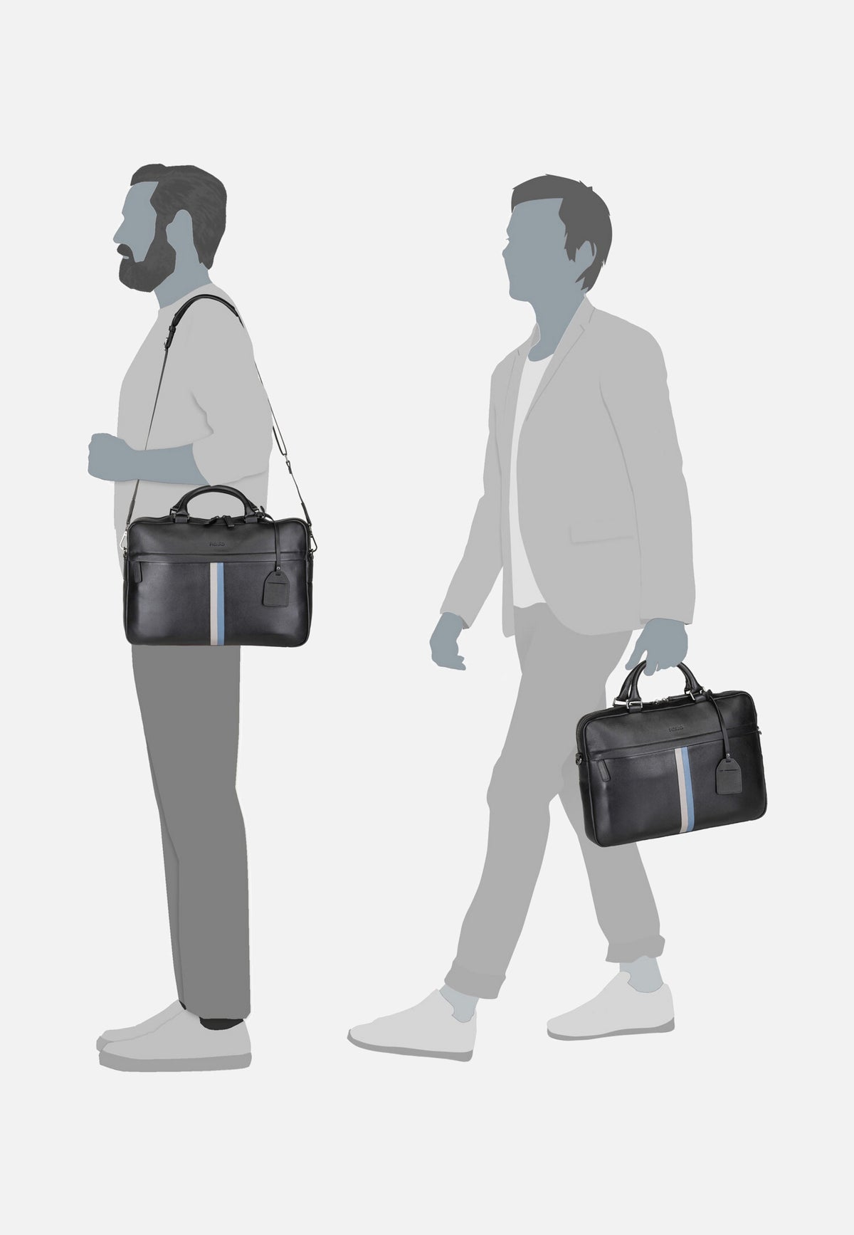 Picard Horizon 1232 Schwarz Briefcase