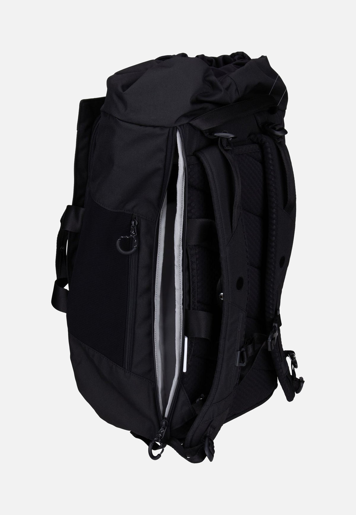 pinqponq Blok Large Rooted Black Travel Backpack
