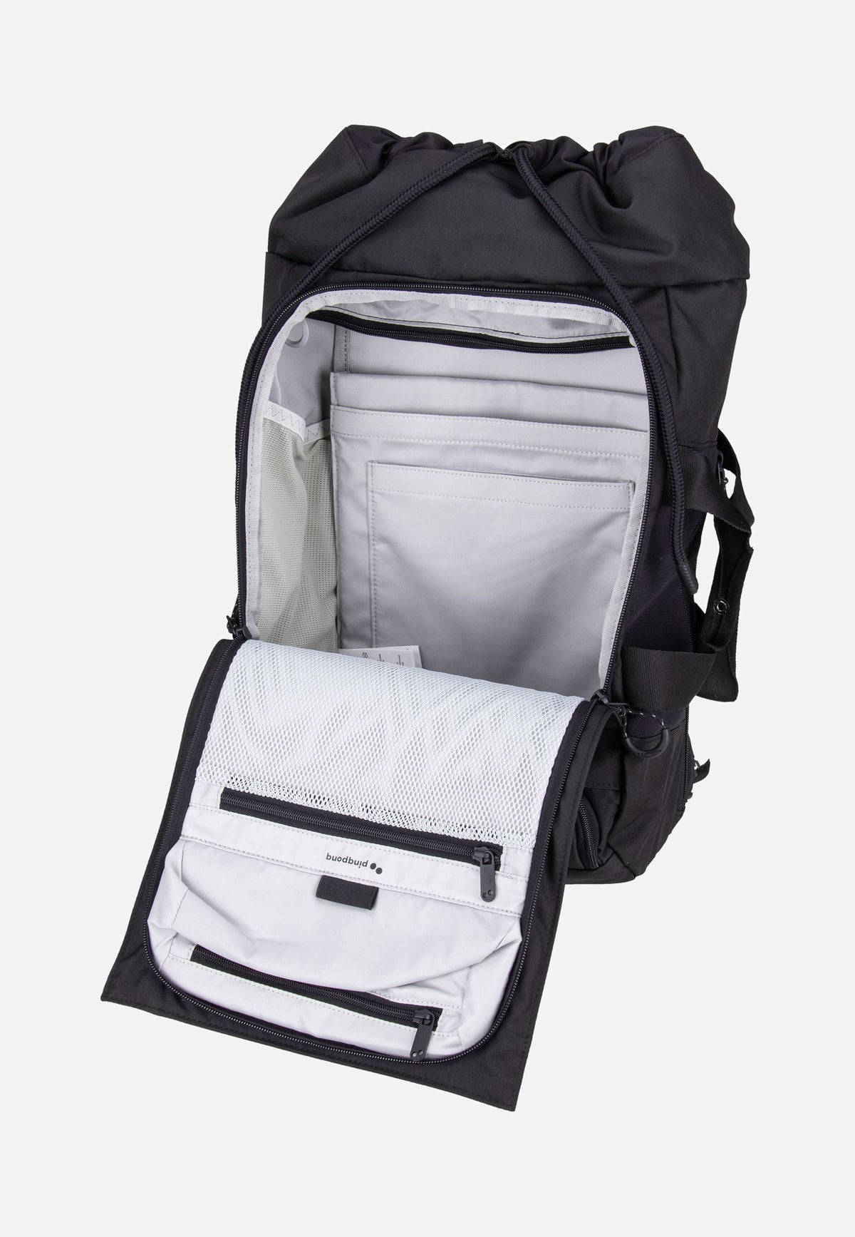 pinqponq Blok Medium Rooted Black Sac à dos de voyage