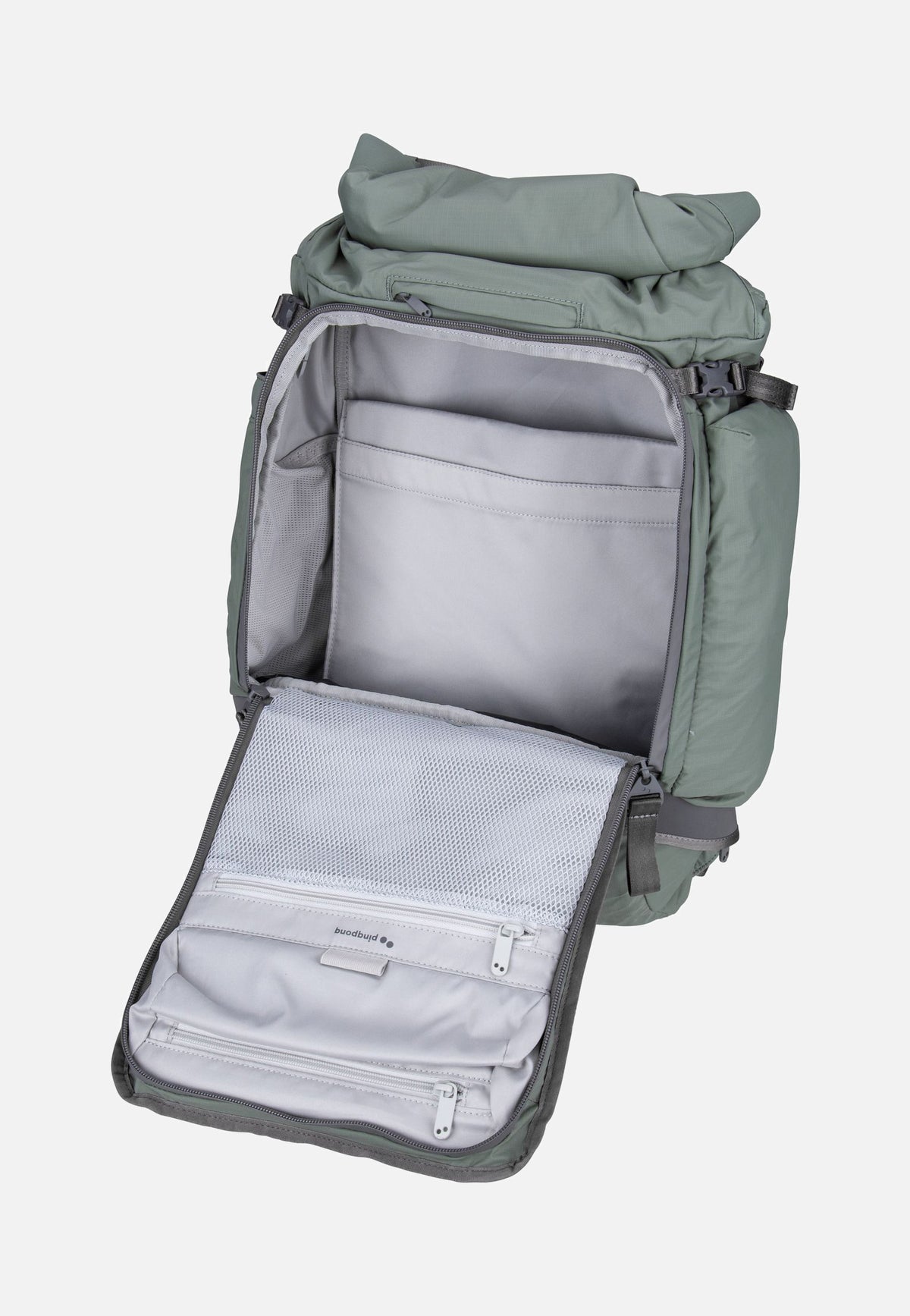 pinqponq Komut Medium Pure Sage Rugtassen