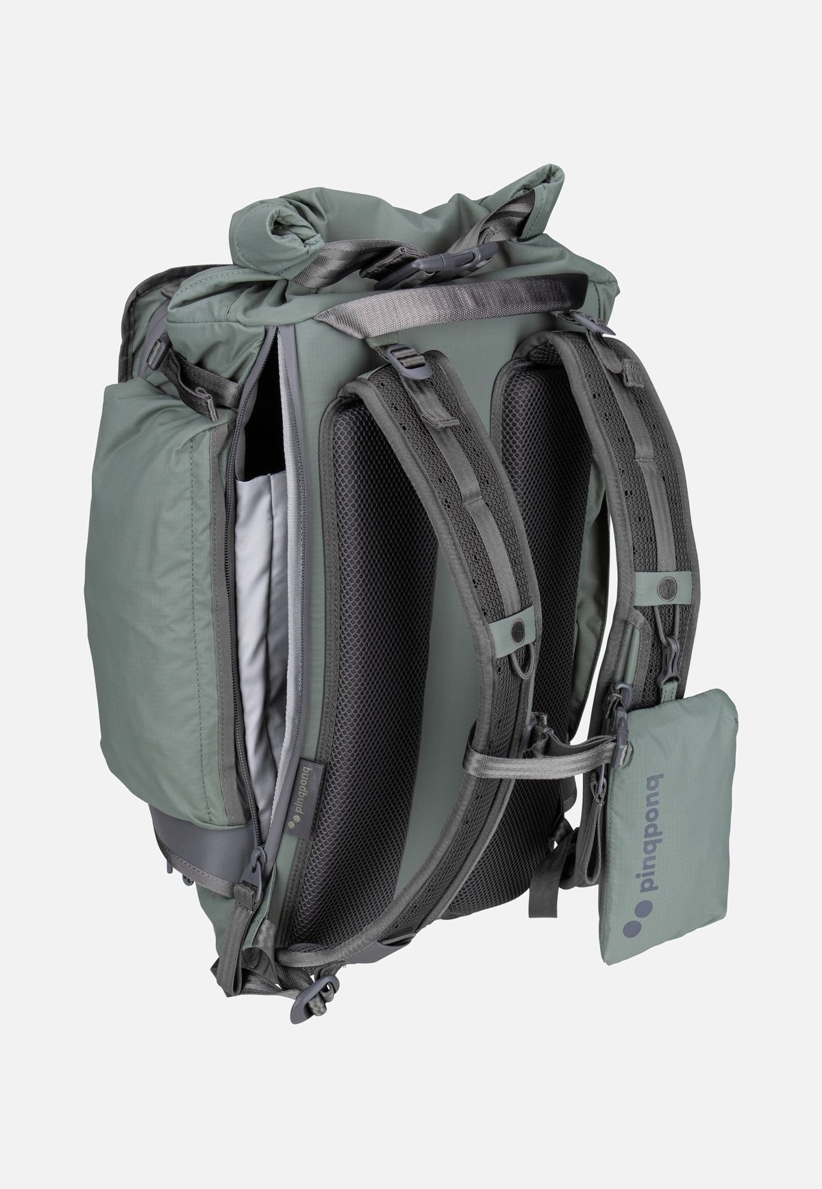 pinqponq Komut Medium Pure Sage Rugtassen