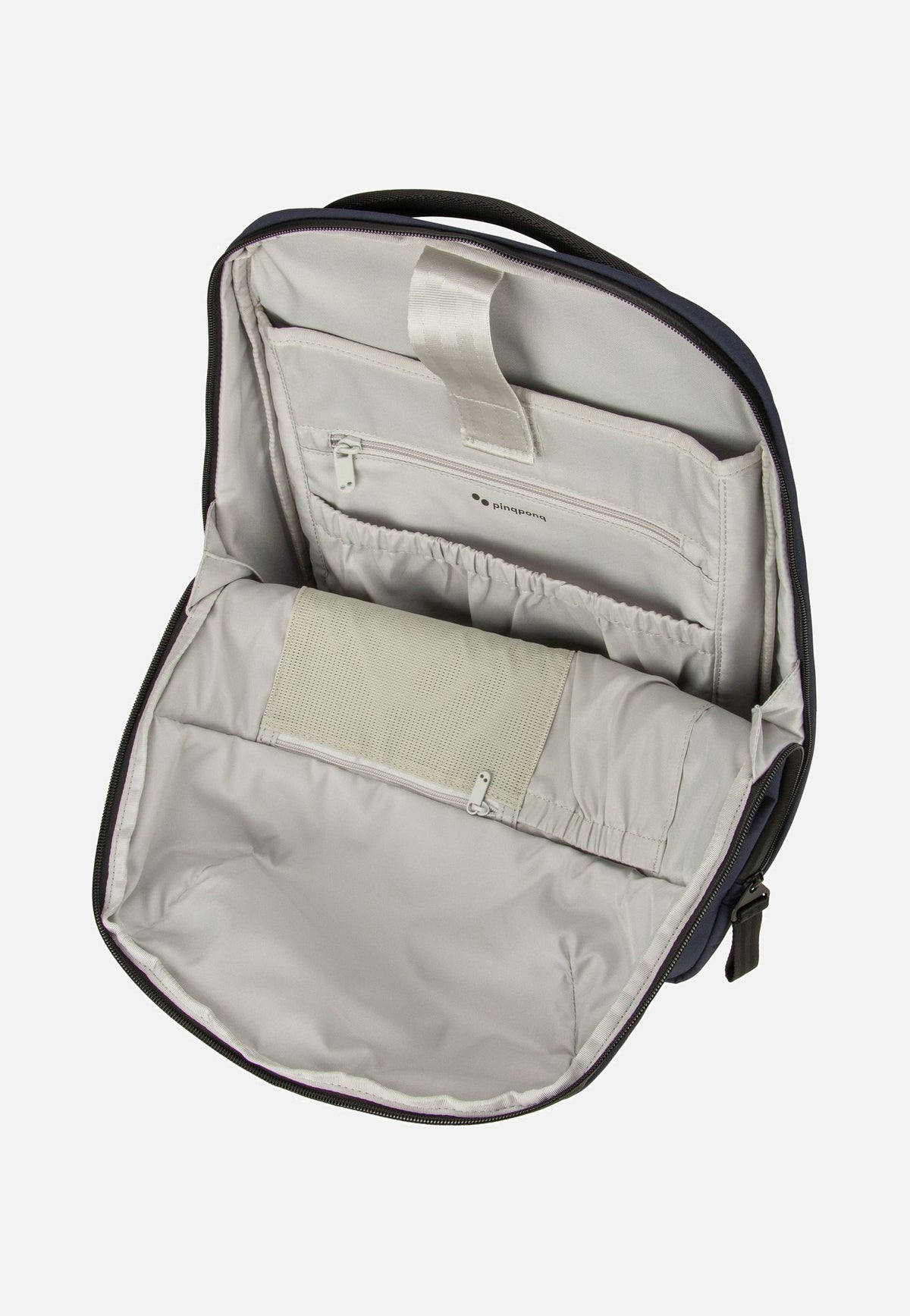 pinqponq Kontor Solid Navy Zaino