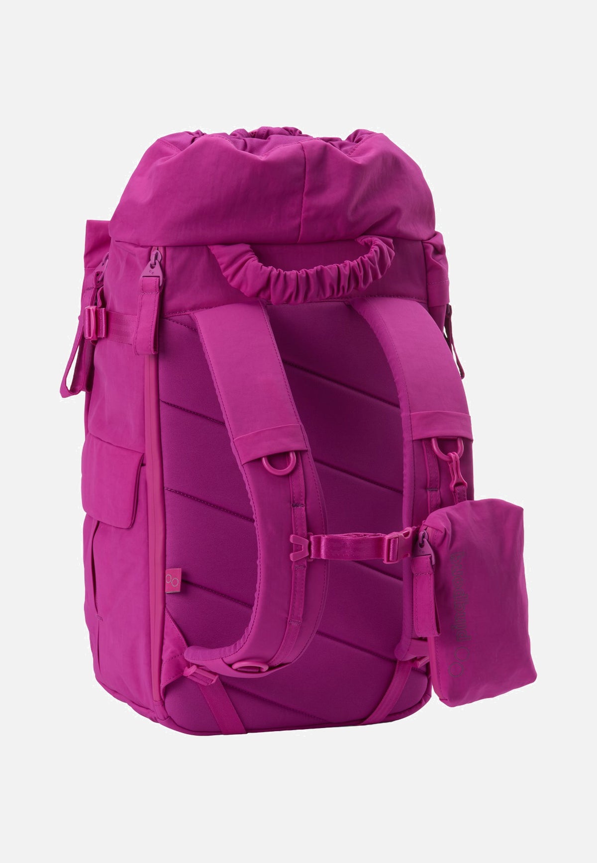 pinqponq Blok Medium Crinkle Fuchsia Zaino