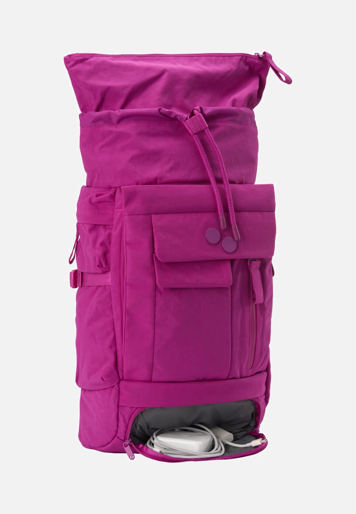 pinqponq Blok Medium Crinkle Fuchsia Zaino