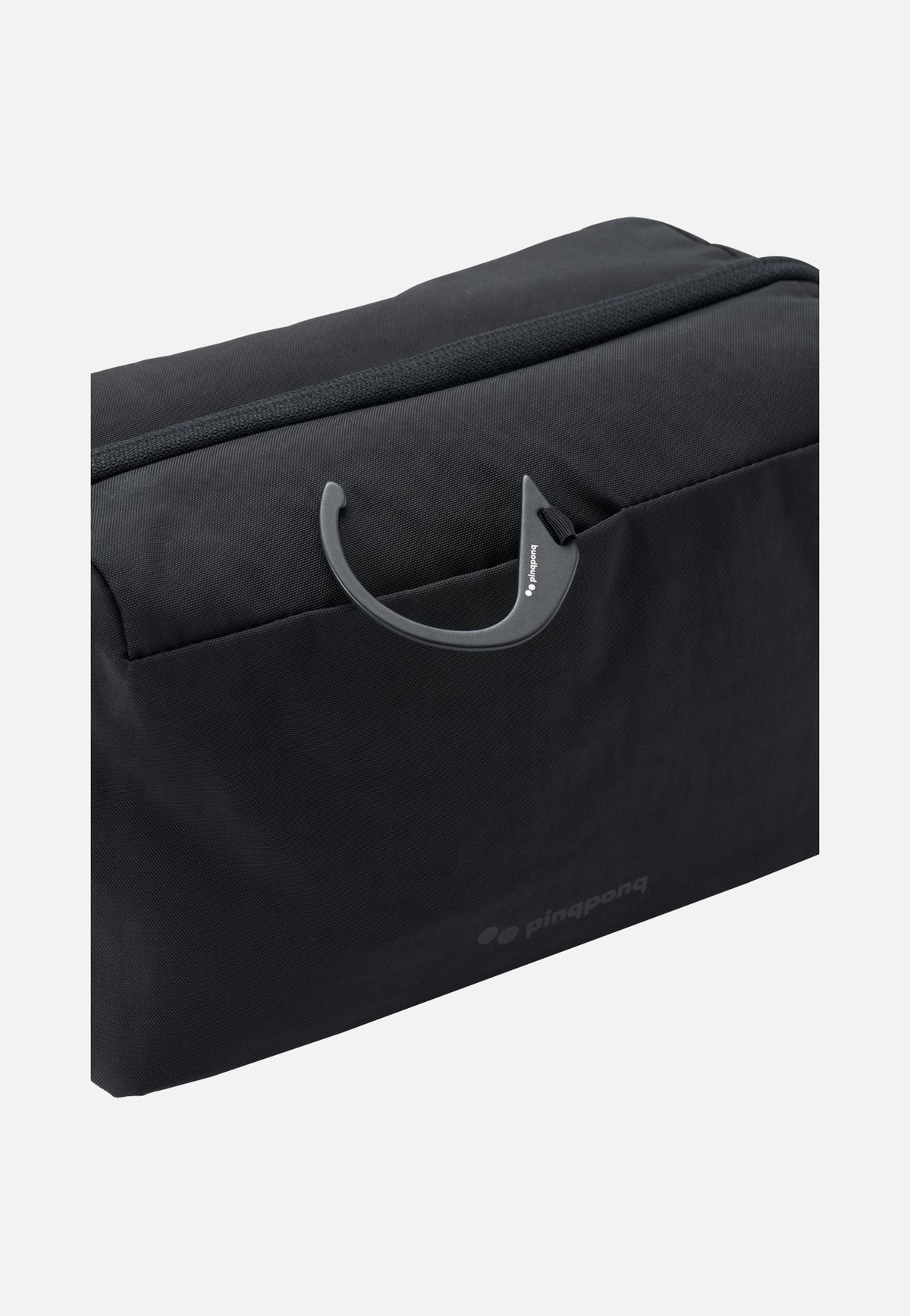pinqponq Washbag Crinkle Black Borsa da toilette
